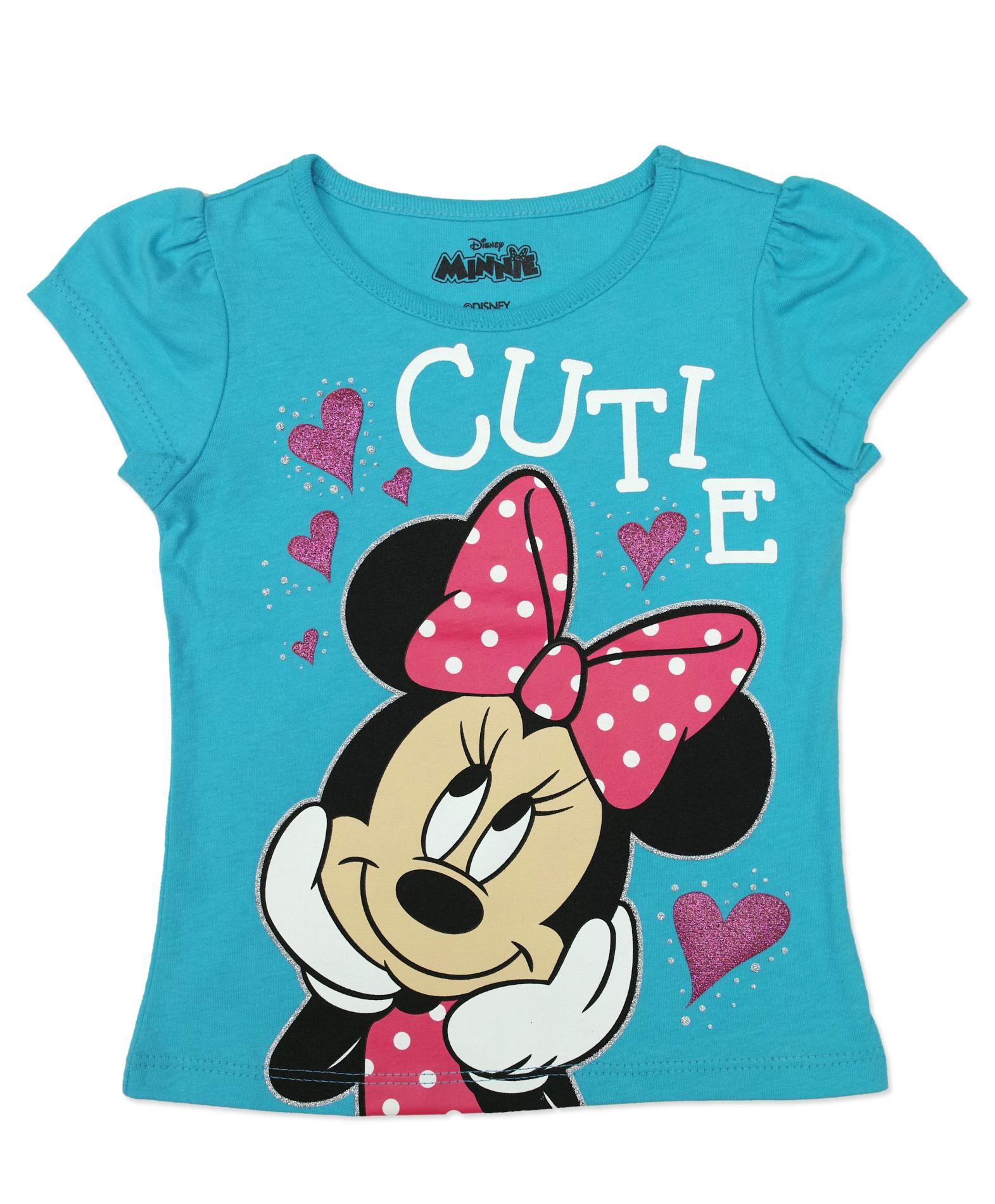 Disney Minnie Mouse Toddler Girl's T-Shirt - Cutie