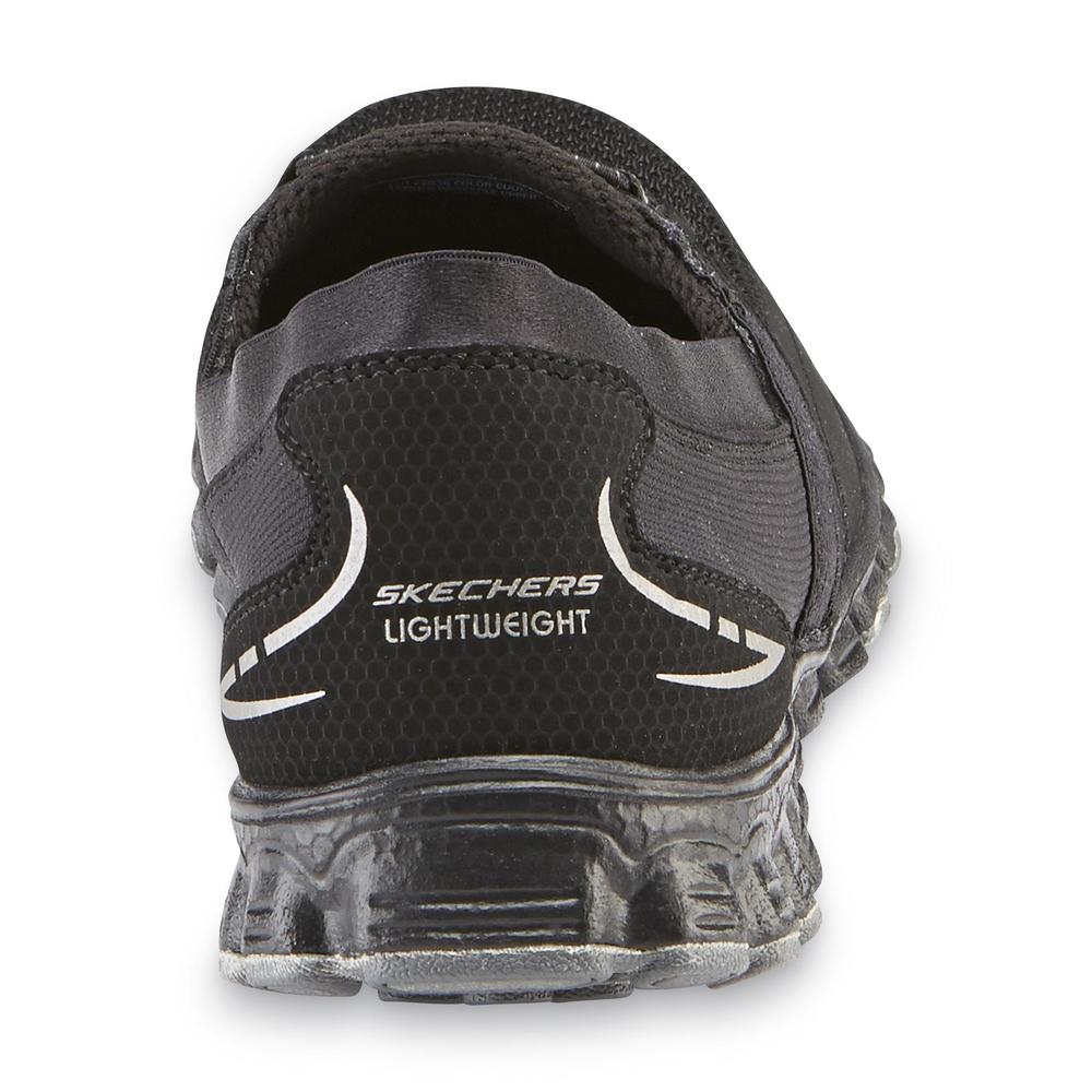 Skechers Women's EZ Flex - Flicker Black Slip-On Sneaker