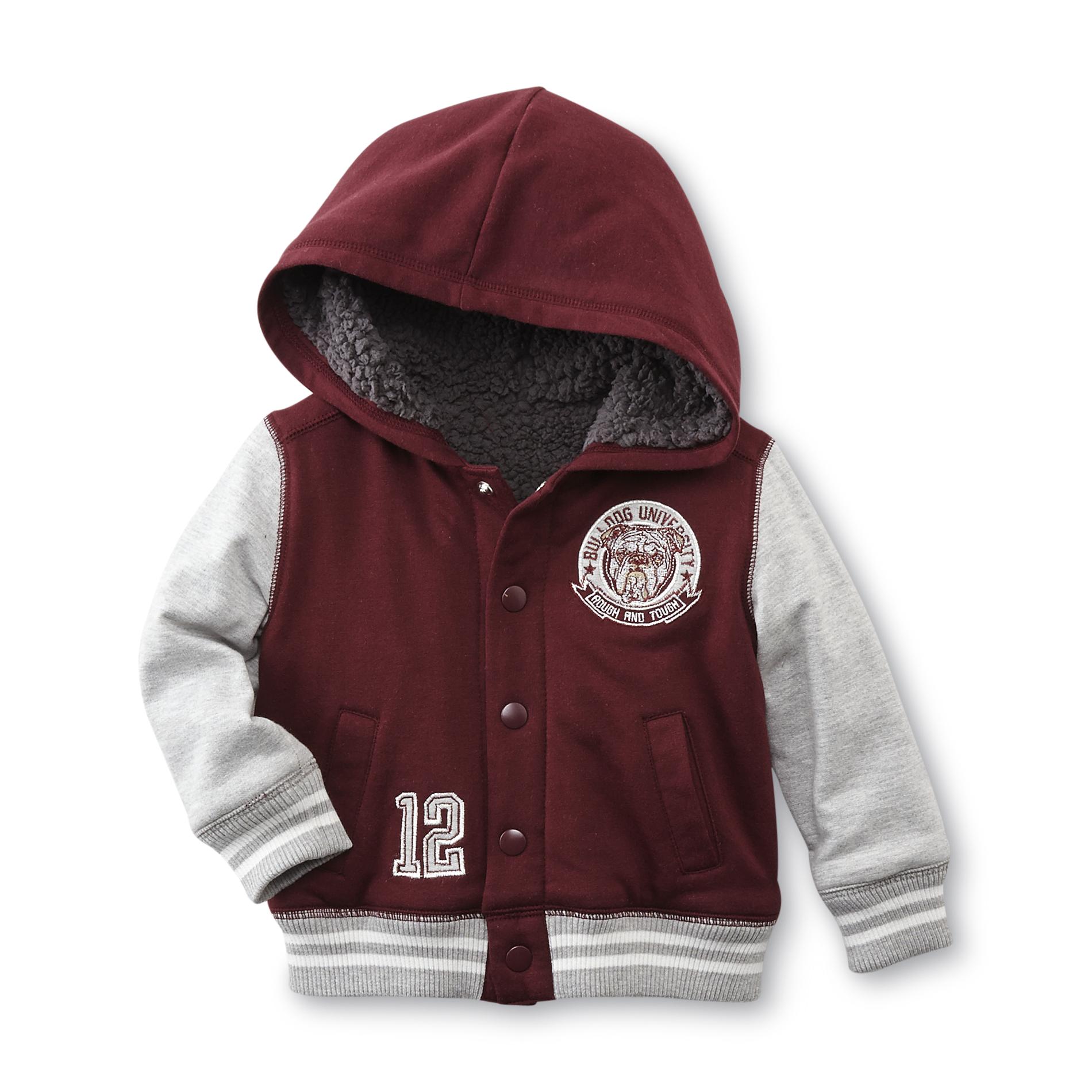 Toughskins Infant & Toddler Boy's Varsity Hoodie Jacket - Bulldog University