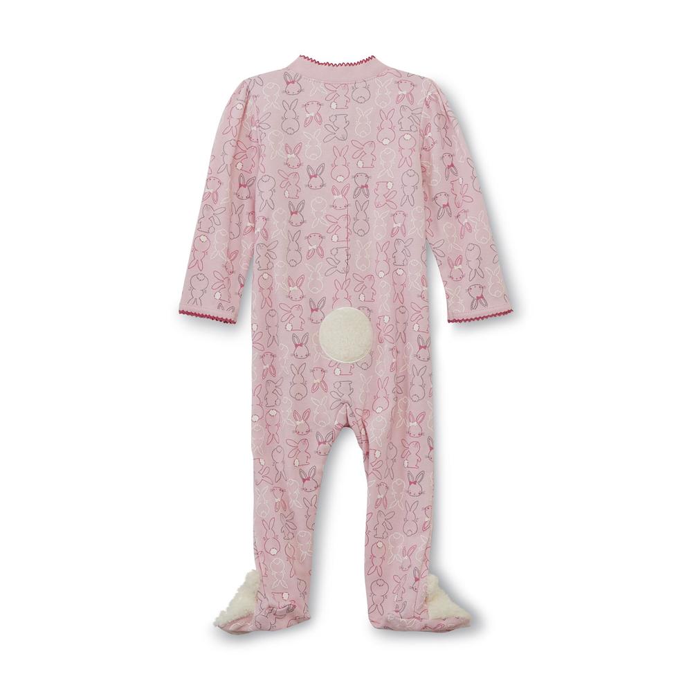 Small Wonders Newborn Girl's Sleeper Pajamas - Bunny