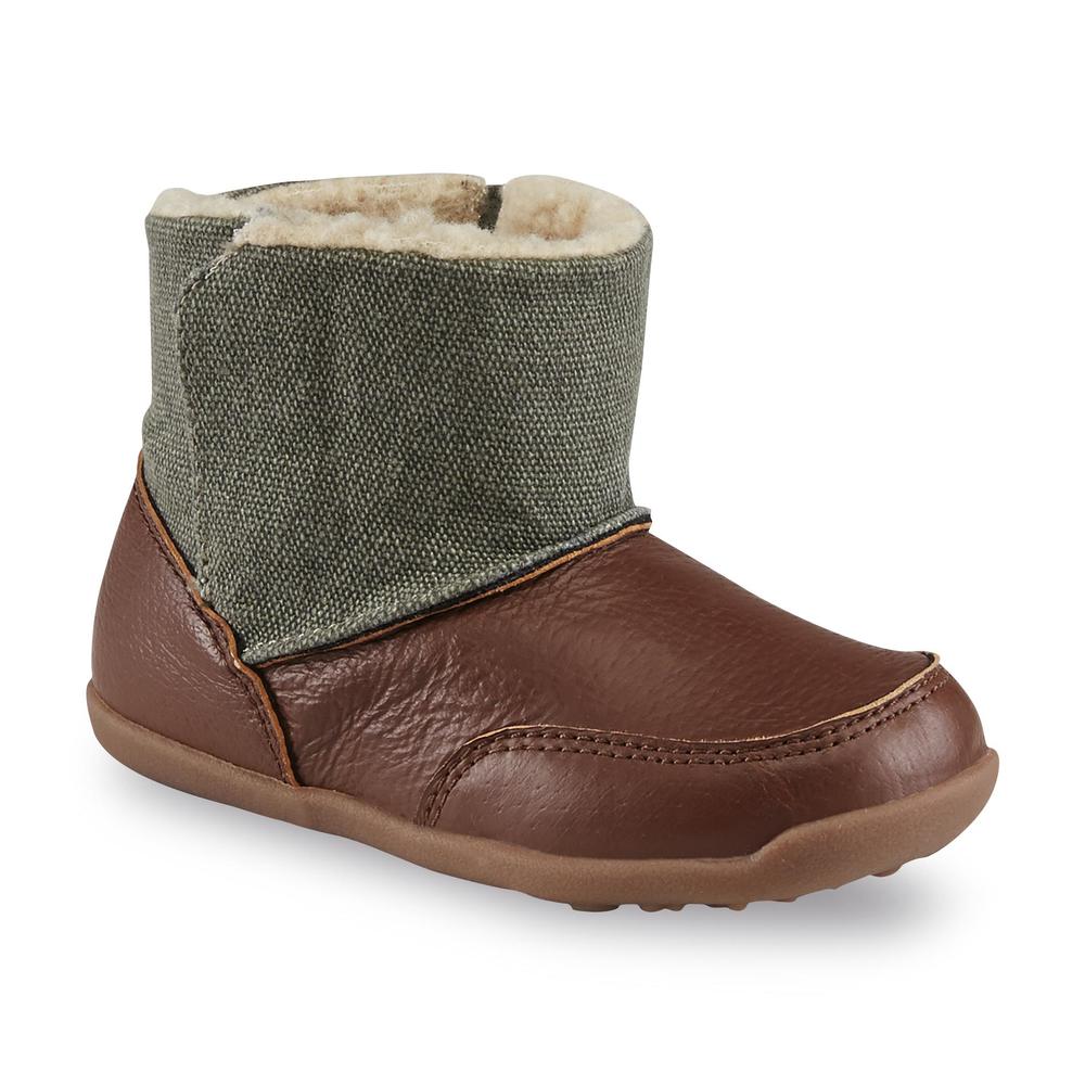 Carter's Every Step Baby Boy's Stage 3 Walking Bucket Boot - Tan/Olive