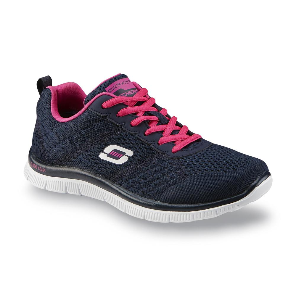 Skechers Women's Obvious Choice Navy/Pink Running Shoe