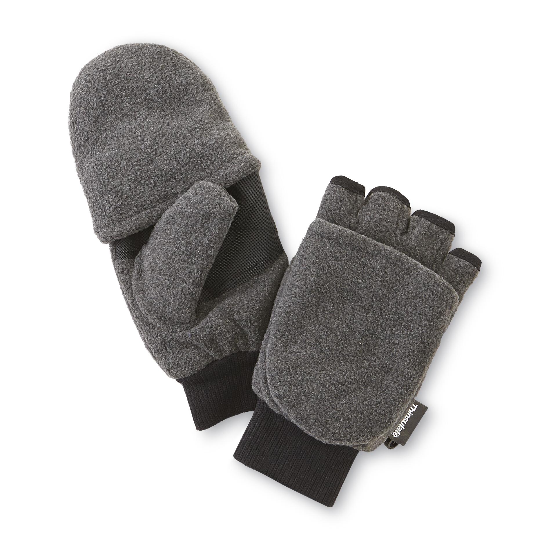 Men's Convertible Fleece Gloves