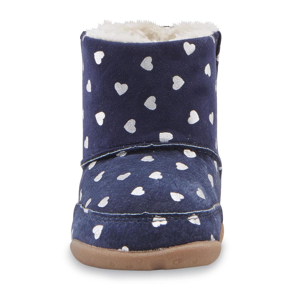 Carter's Every Step Baby Girl's Stage 3 Walking Bucket Boot - Navy Hearts