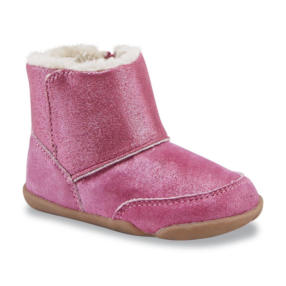 Carter's Every Step Baby Girl's Stage 2 Standing Bucket Boot - Pink Glitter