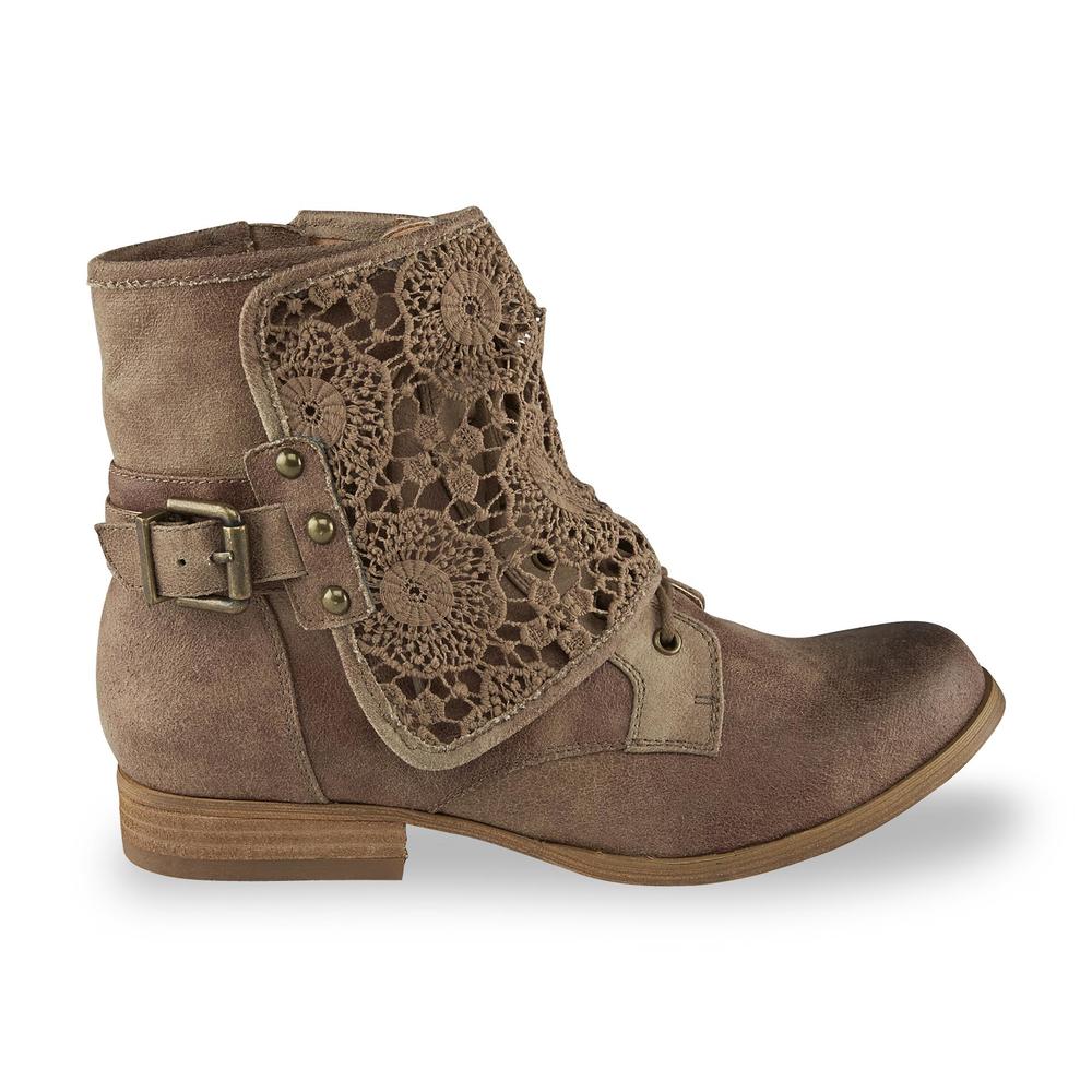 Not Rated Women's Crunchiness Beige Bootie