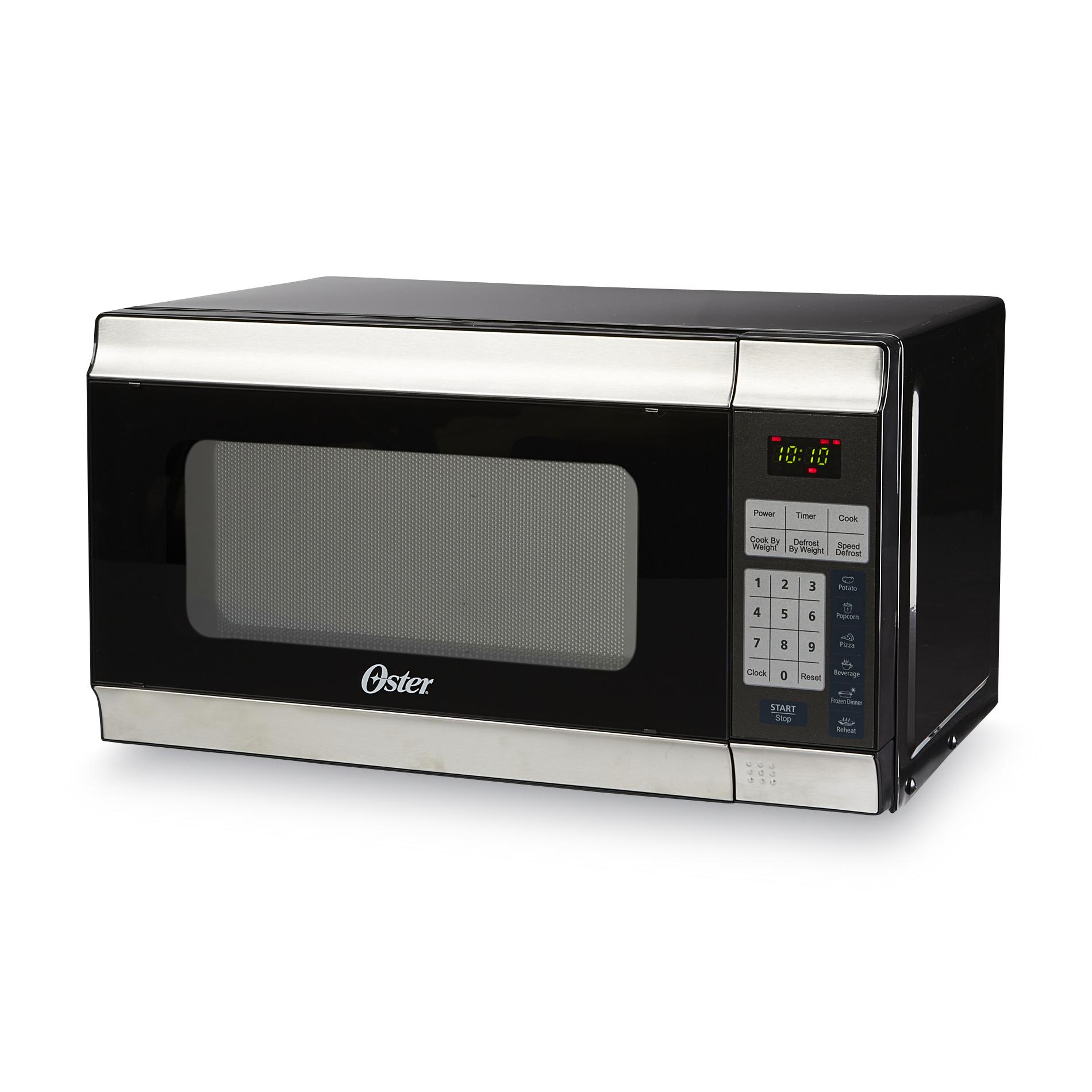 Oster OGT6701 0.7 Cu. Ft. Black/Stainless Steel Microwave
