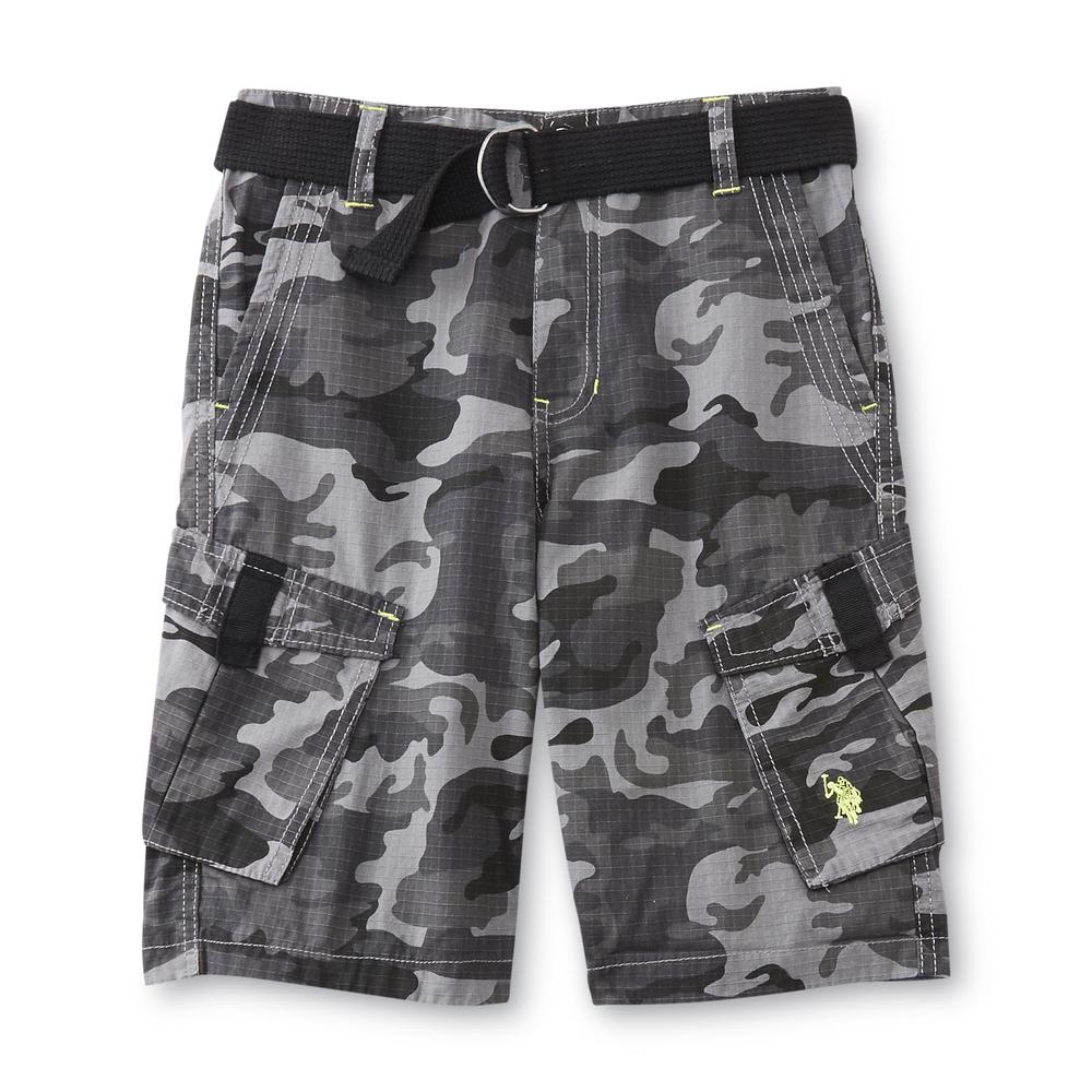 U.S. Polo Assn. Boys' Belted Shorts - Camouflage