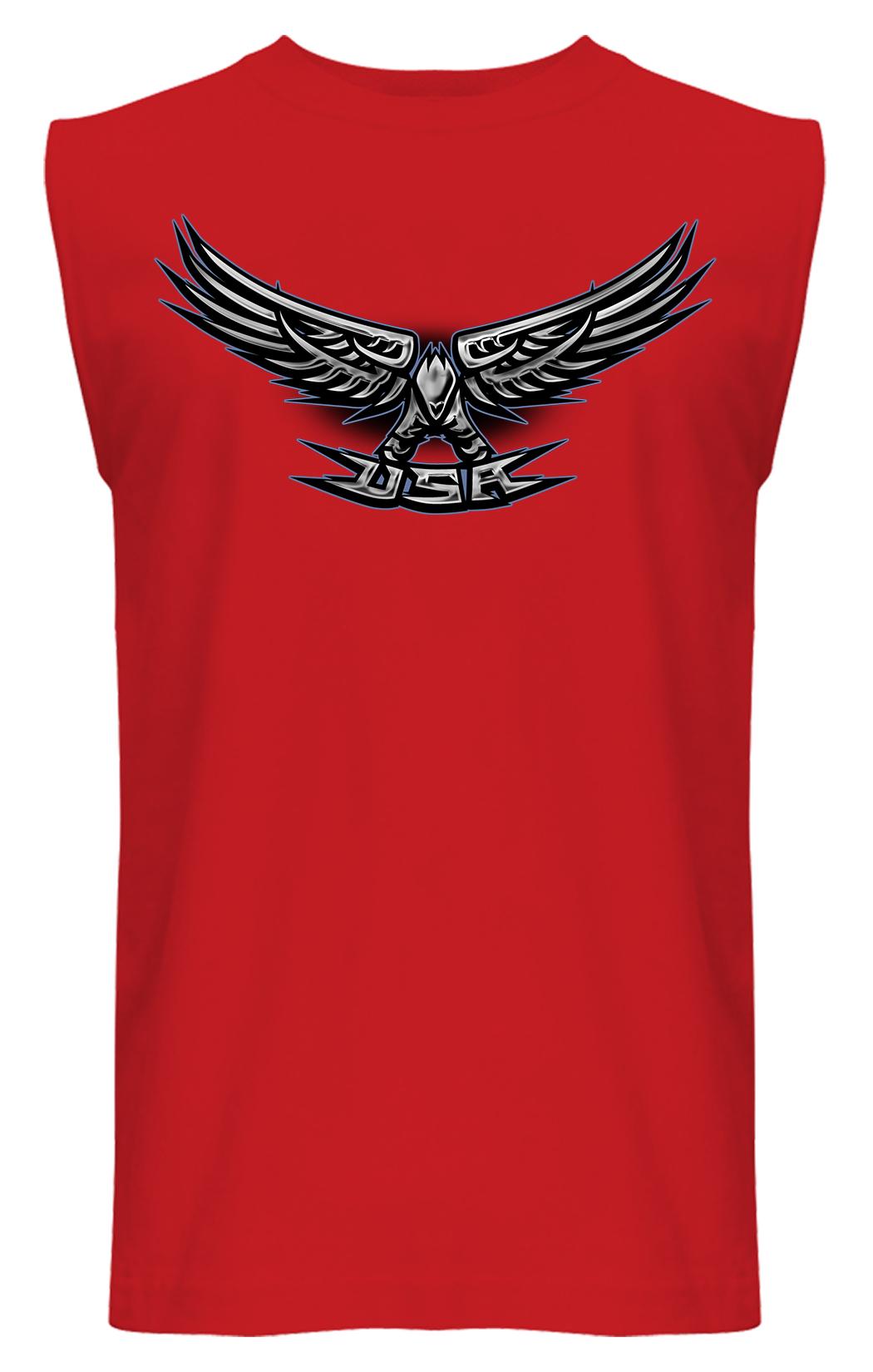 Men's Graphic Muscle Shirt - Eagle
