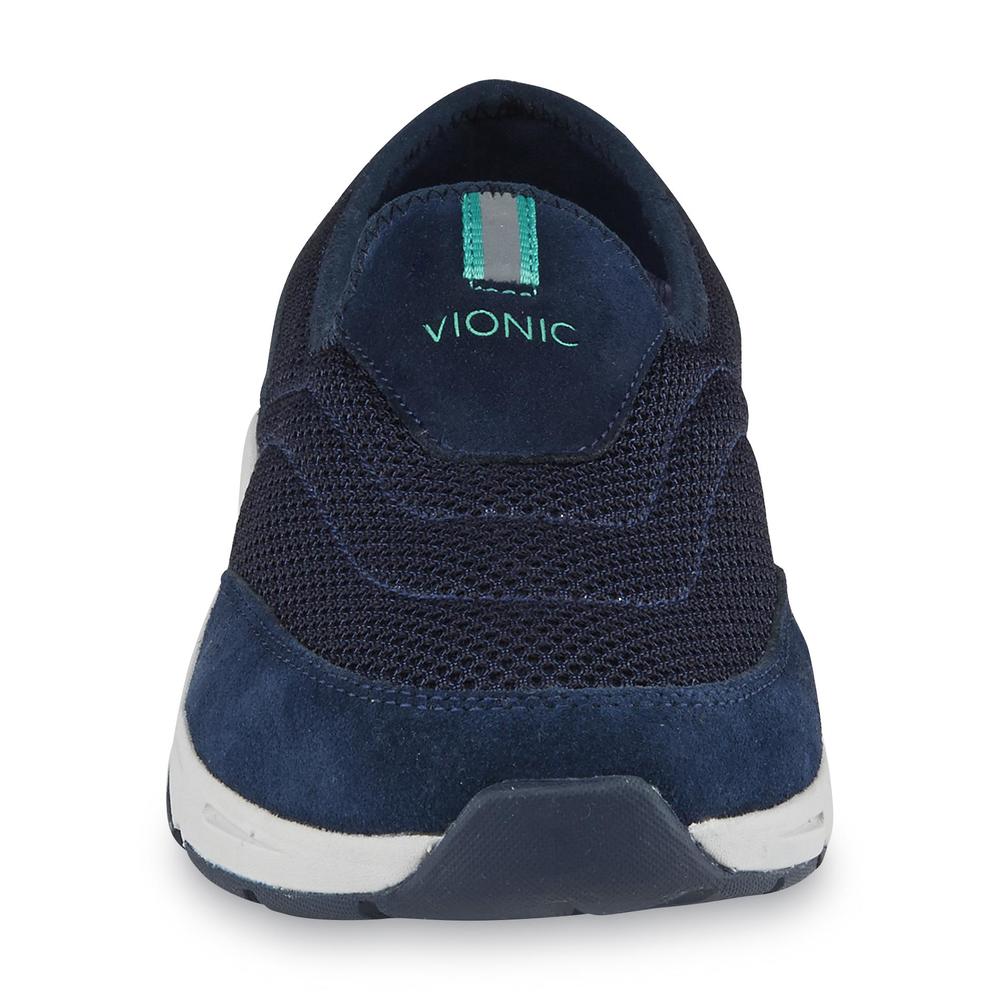 Vionic Women's Heritage Navy Slip-On  Comfort Walking Shoe