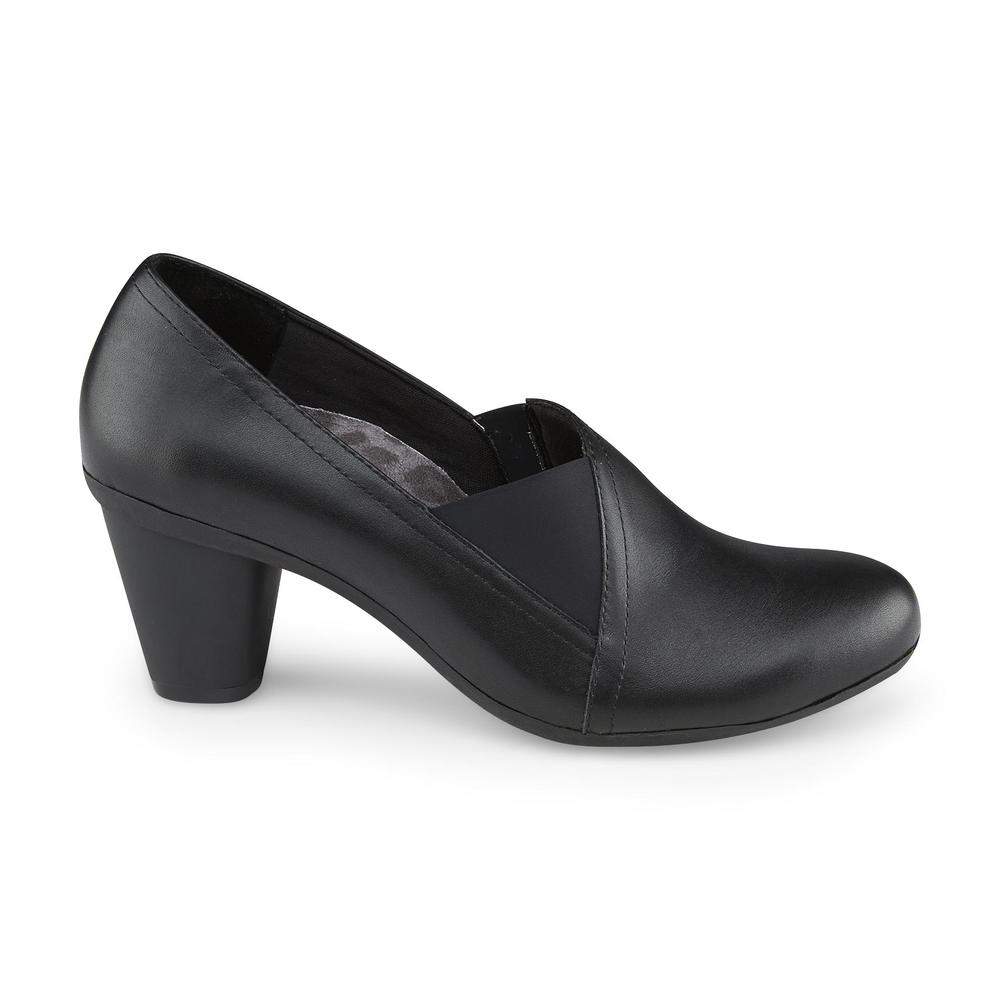 Vionic Women's Sumner Black High-Heel Leather Shoe