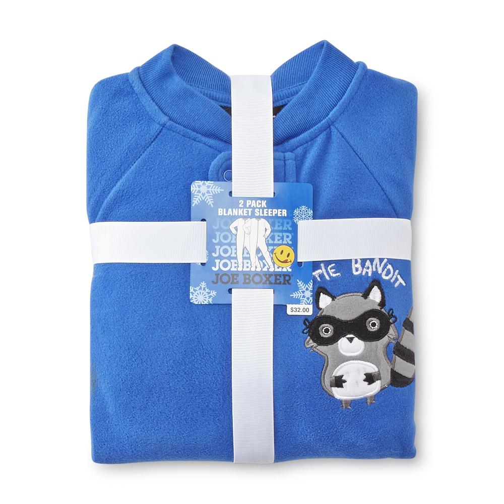 Joe Boxer Infant & Toddler Boy's 2-Pack Sleeper Pajamas - Raccoon