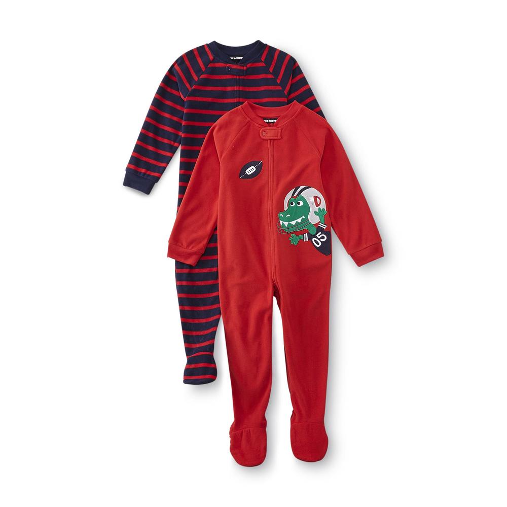 Joe Boxer Infant & Toddler Boy's 2-Pack Sleeper Pajamas - Gator Football