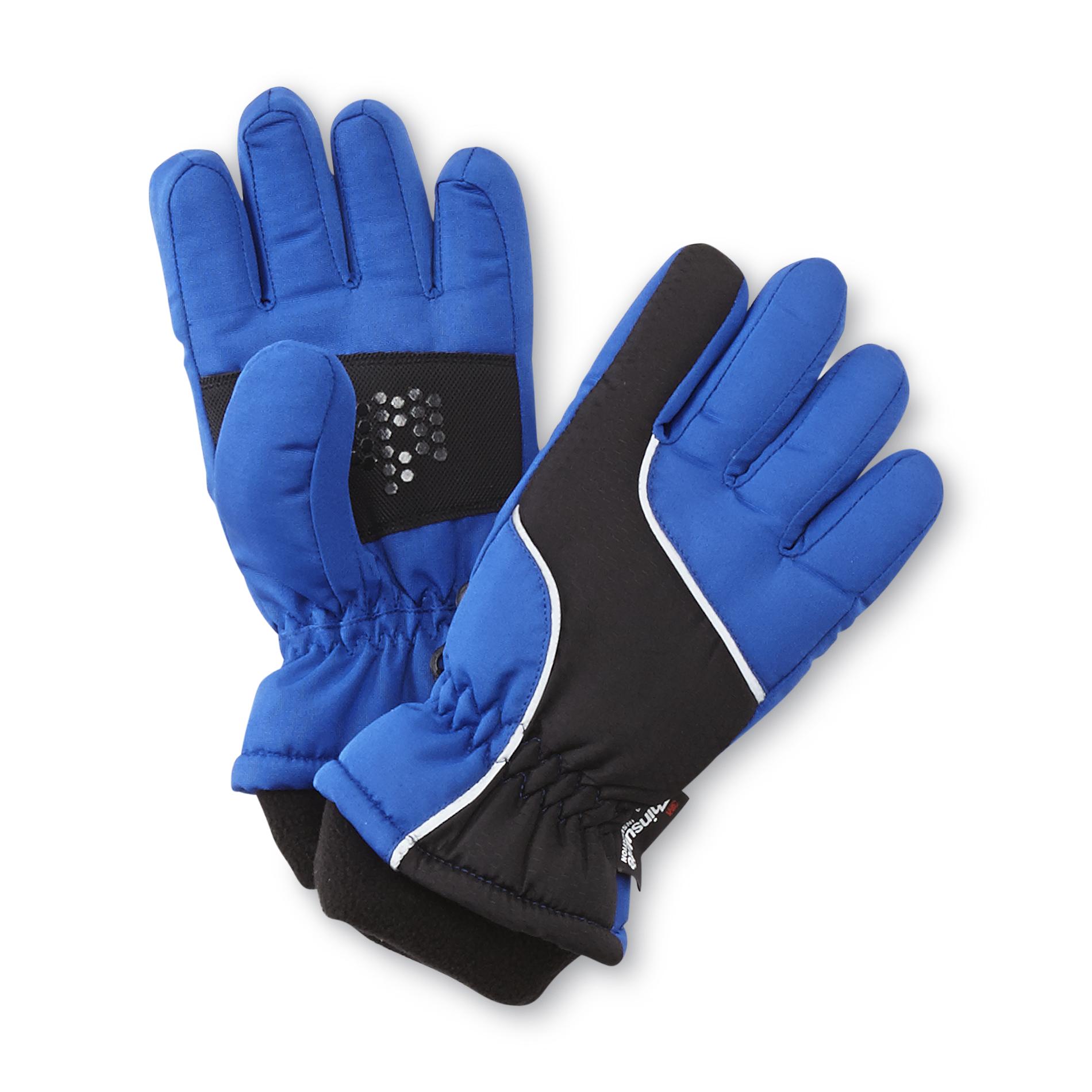 Canyon River Blues Boy's Insulated Reflective Gloves - Colorblock