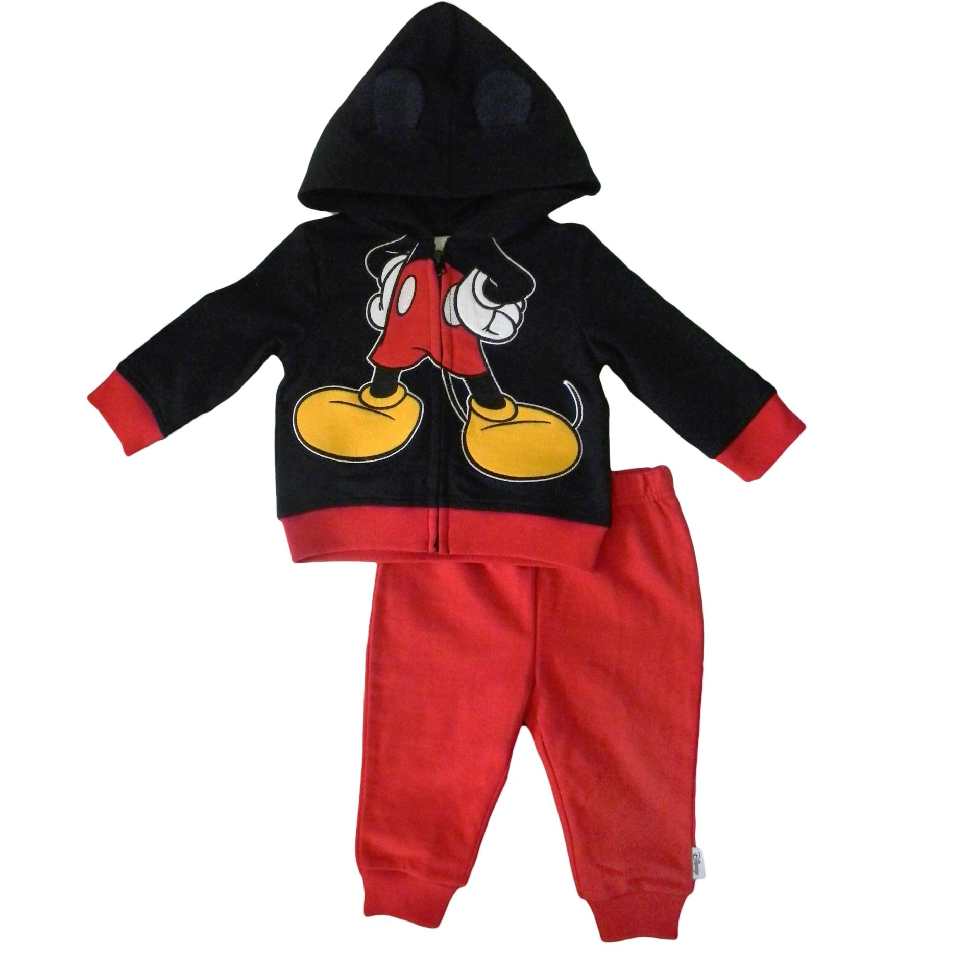 Disney Mickey Mouse Newborn & Infant Boy's Hoodie Jacket & Pants