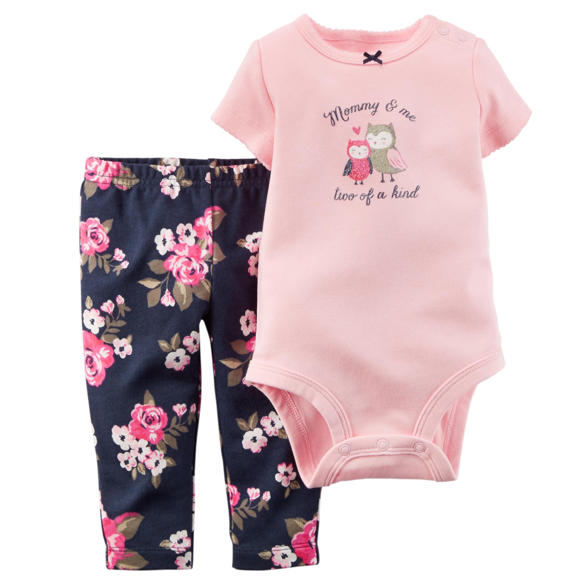 Carter's Newborn & Infant Girl's Bodysuit & Leggings - Floral