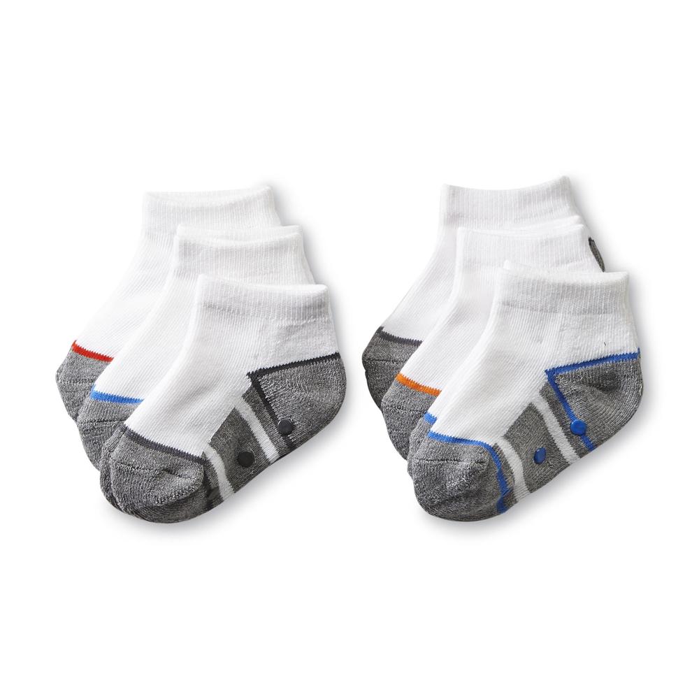 Joe Boxer 6-Pairs Toddler Boy's Low Cut Socks - Striped