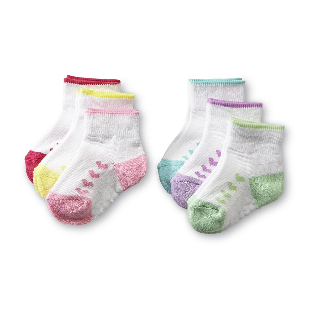 Joe Boxer 6-Pairs Toddler Girl's Anklet Socks - Hearts