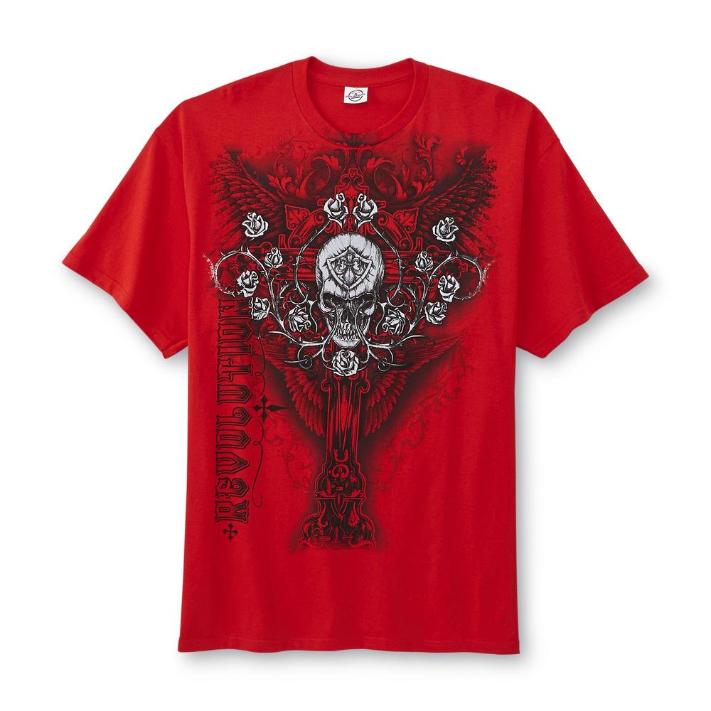 Young Men's Graphic T-Shirt  - Skull & Cross