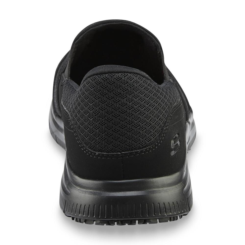 Skechers Work Men's McAllen Relaxed Fit Non-Slip Work Sneaker Wide Width Available - Black