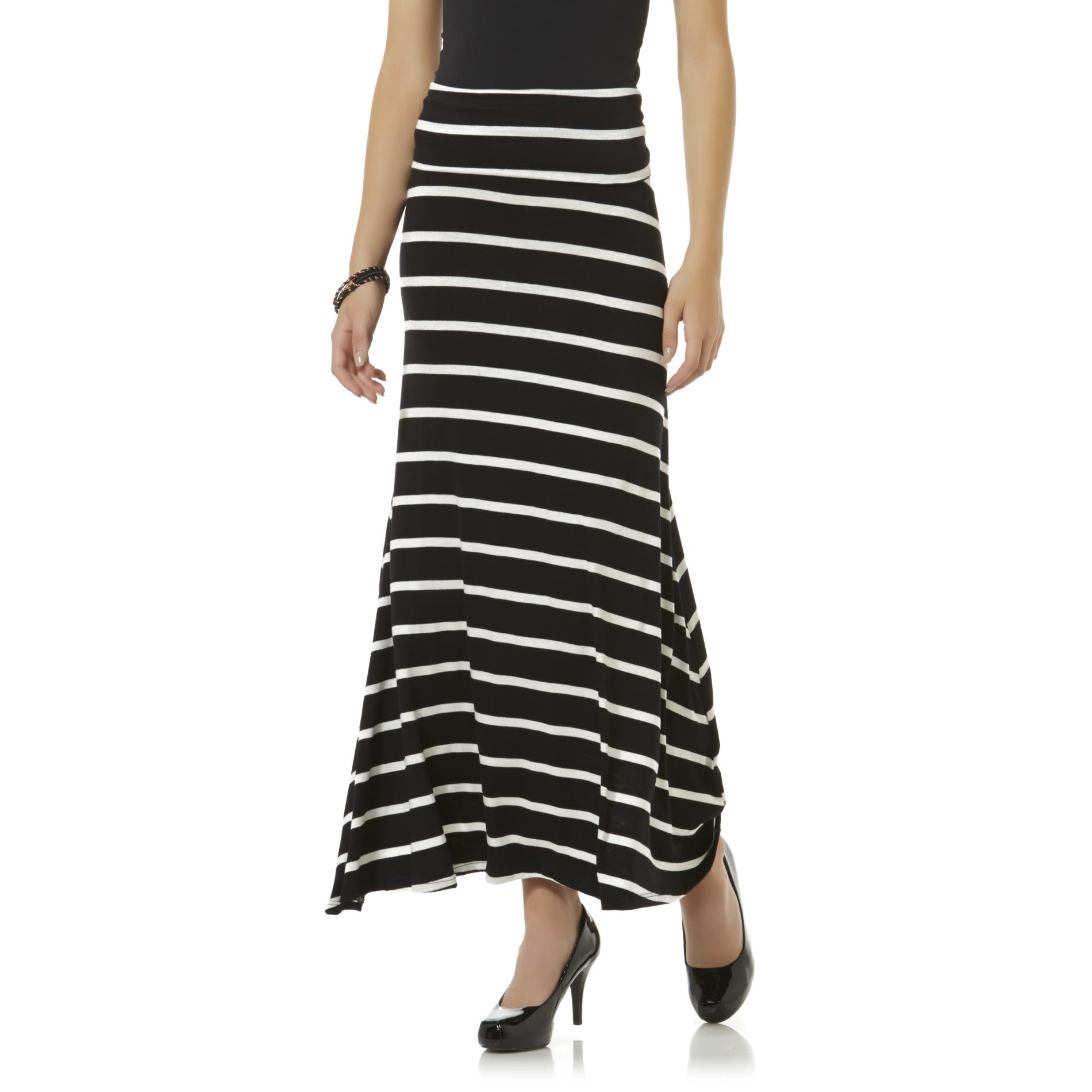 Adam Levine Women's Maxi Skirt - Striped