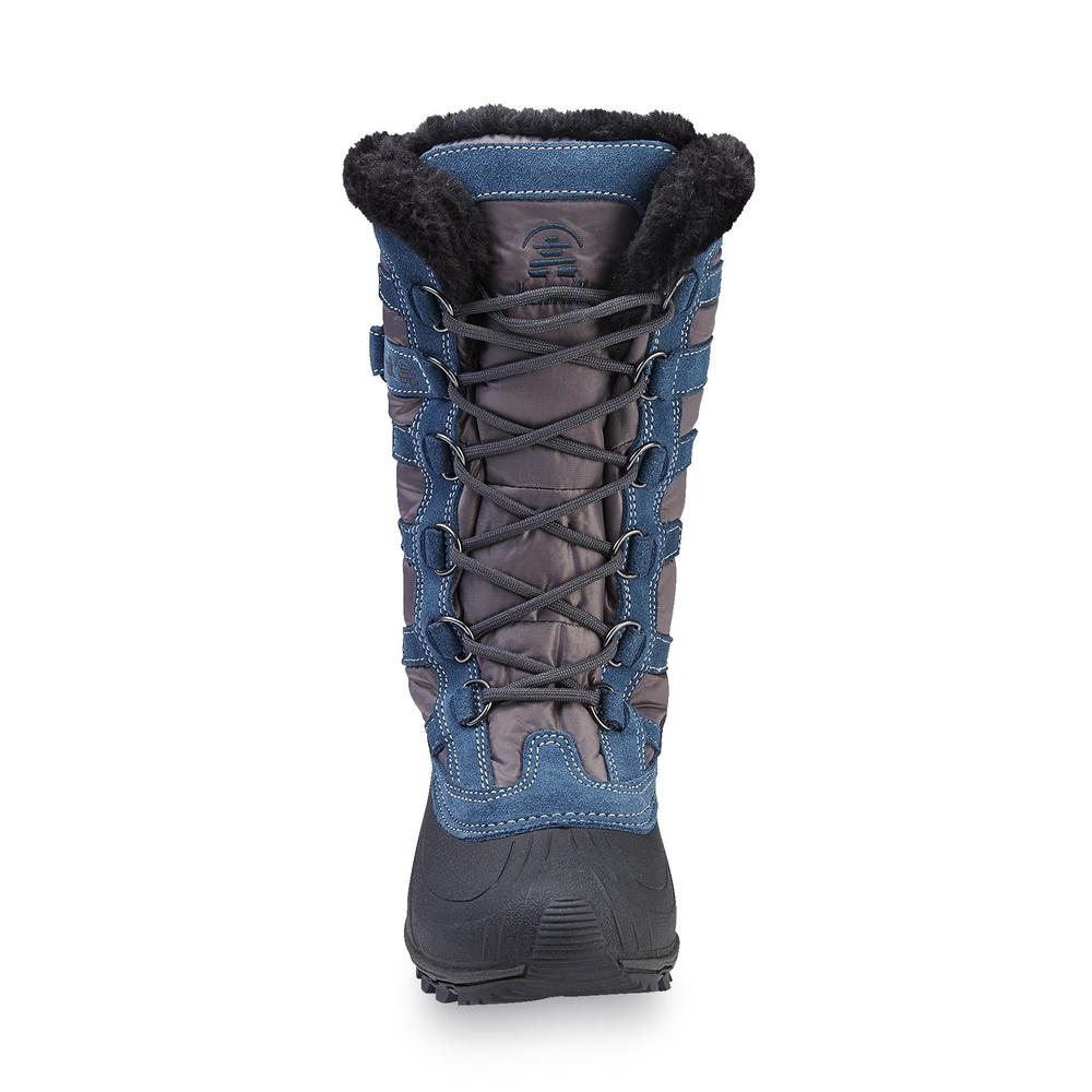 Kamik Women's Snowvalley Winter/Weather Boot - Gray/Blue/Black