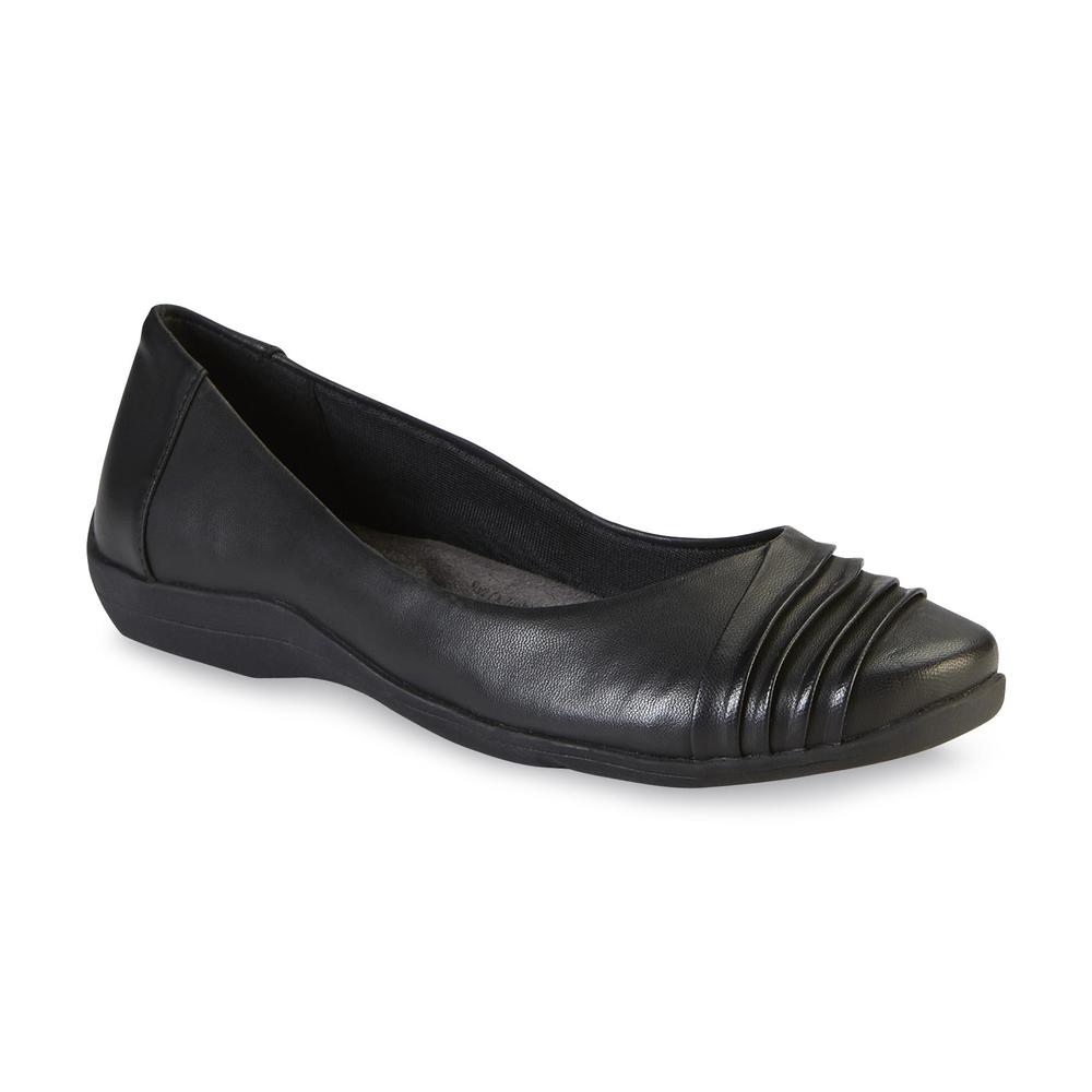Soft Style by Hush Puppies Women's Hala Black Ballet Flat - Wide Width Available