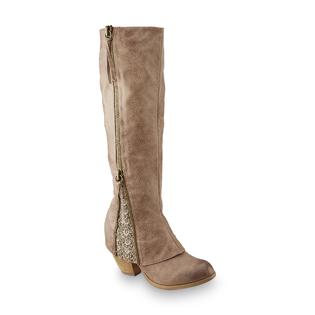 Vionic with Orthaheel Technology Women s Sassy Classy Taupe Riding Boot