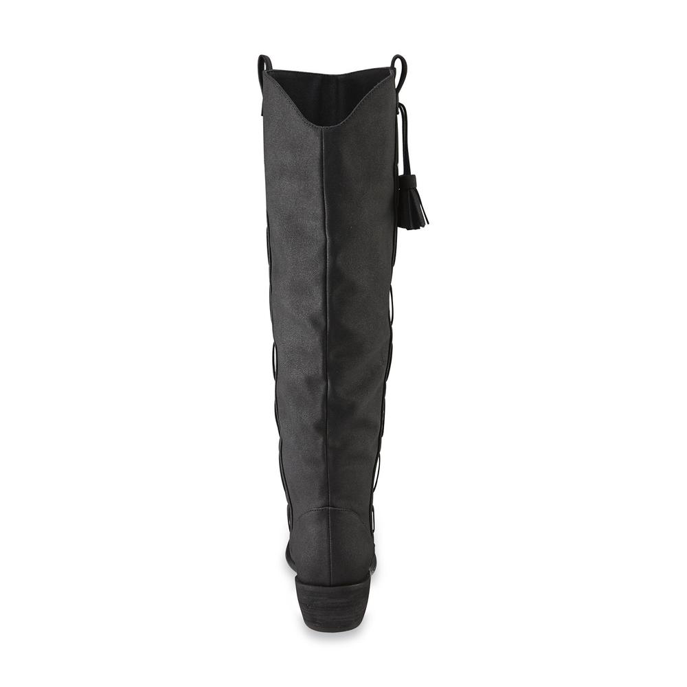 Restricted Women's Silverlight Black Fashion Riding Boot