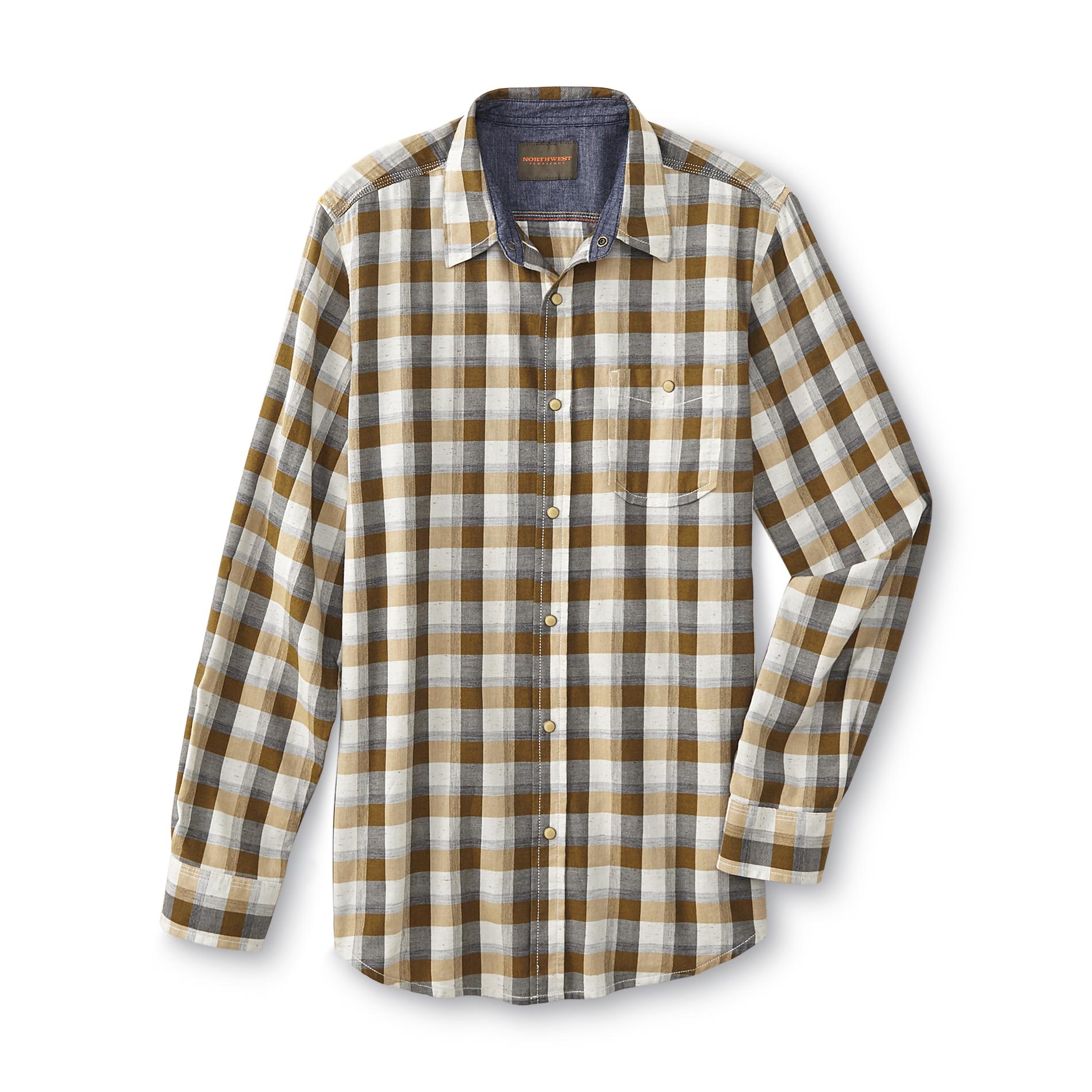 Northwest Territory Men's Long-Sleeve Workwear Shirt - Striped