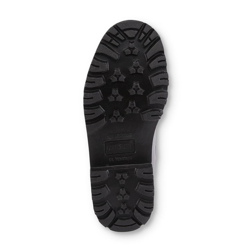 Craftsman Kahn Black Men's Soft Toe Leather Work Boot