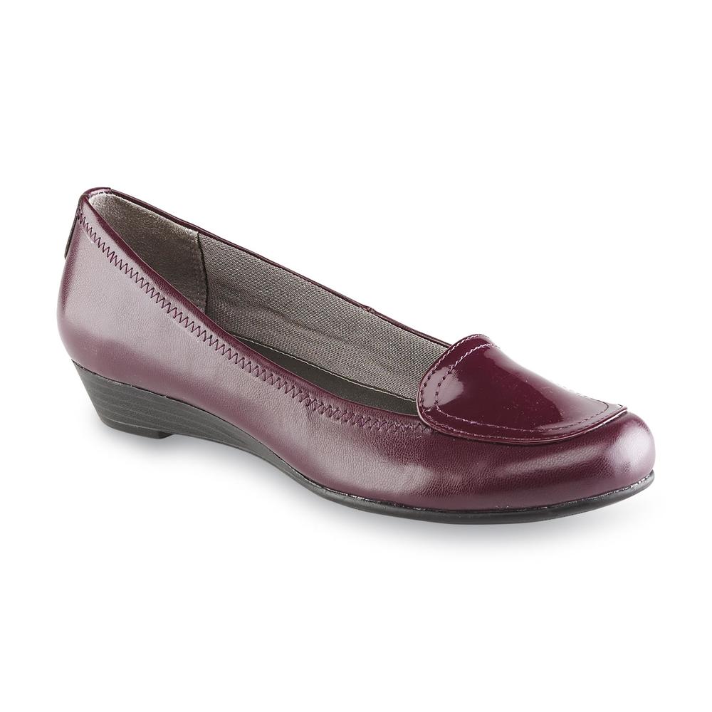 LifeStride Women's Mari Purple Wedge Loafer - Wide Widths Available