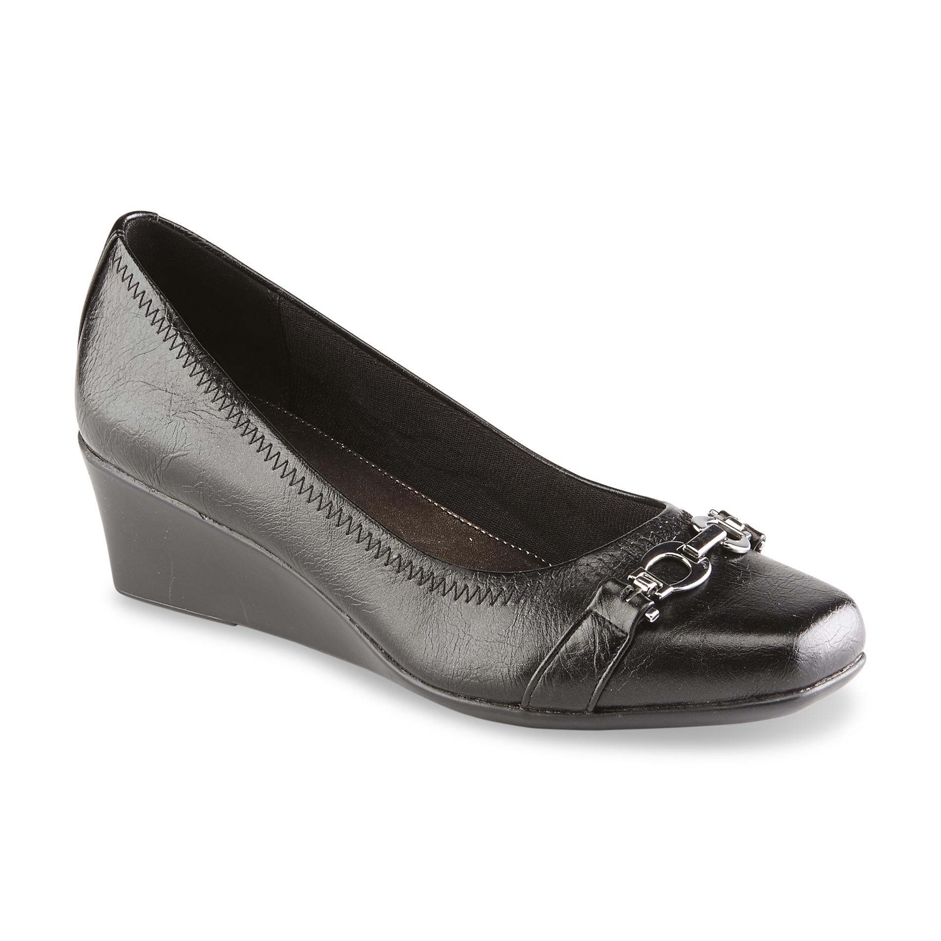 LifeStride Women's Galso Black Wedge Loafer Shop Your Way Online Shopping & Earn Points on
