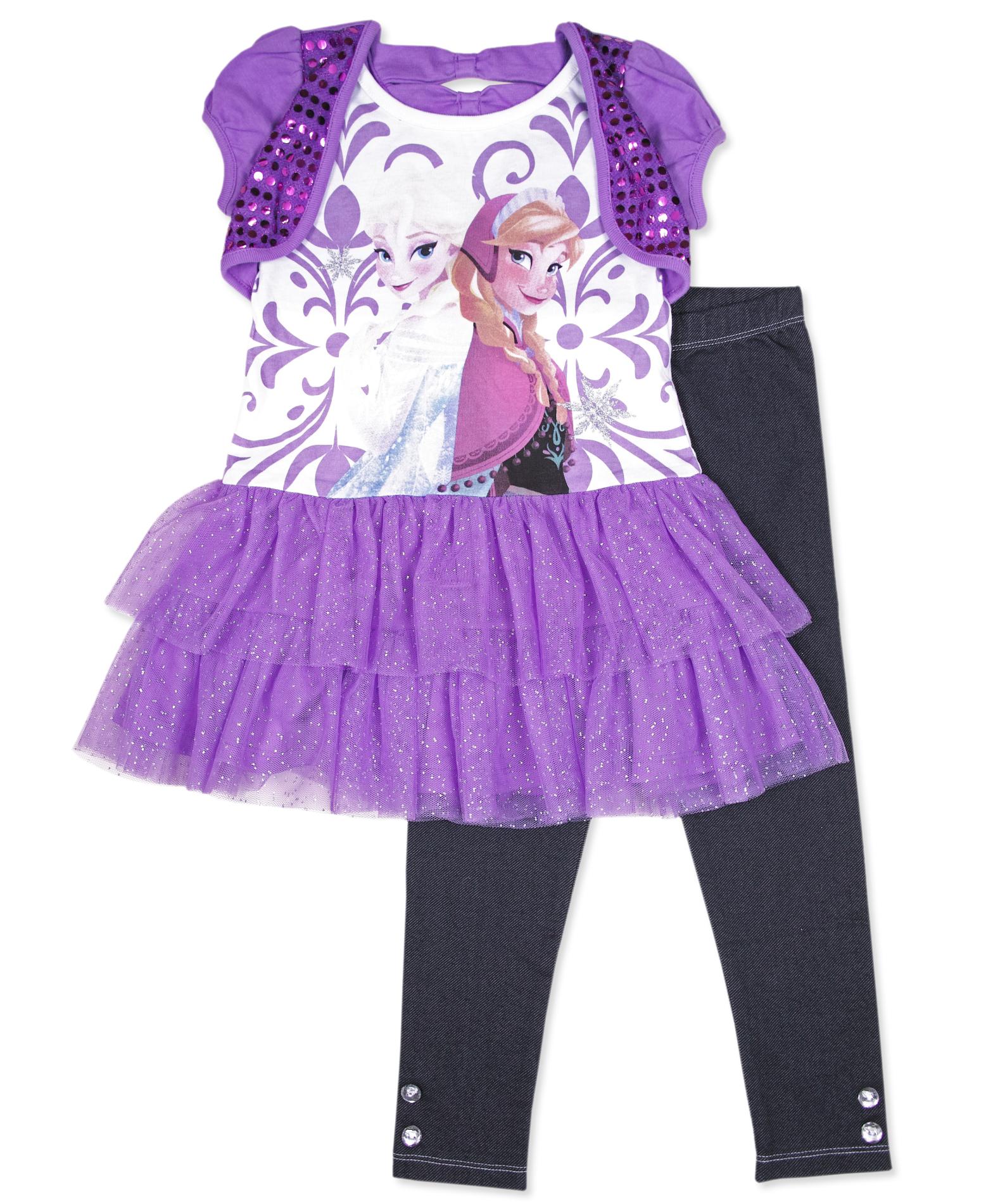 Disney Frozen Infant & Toddler Girl's Dress & Leggings