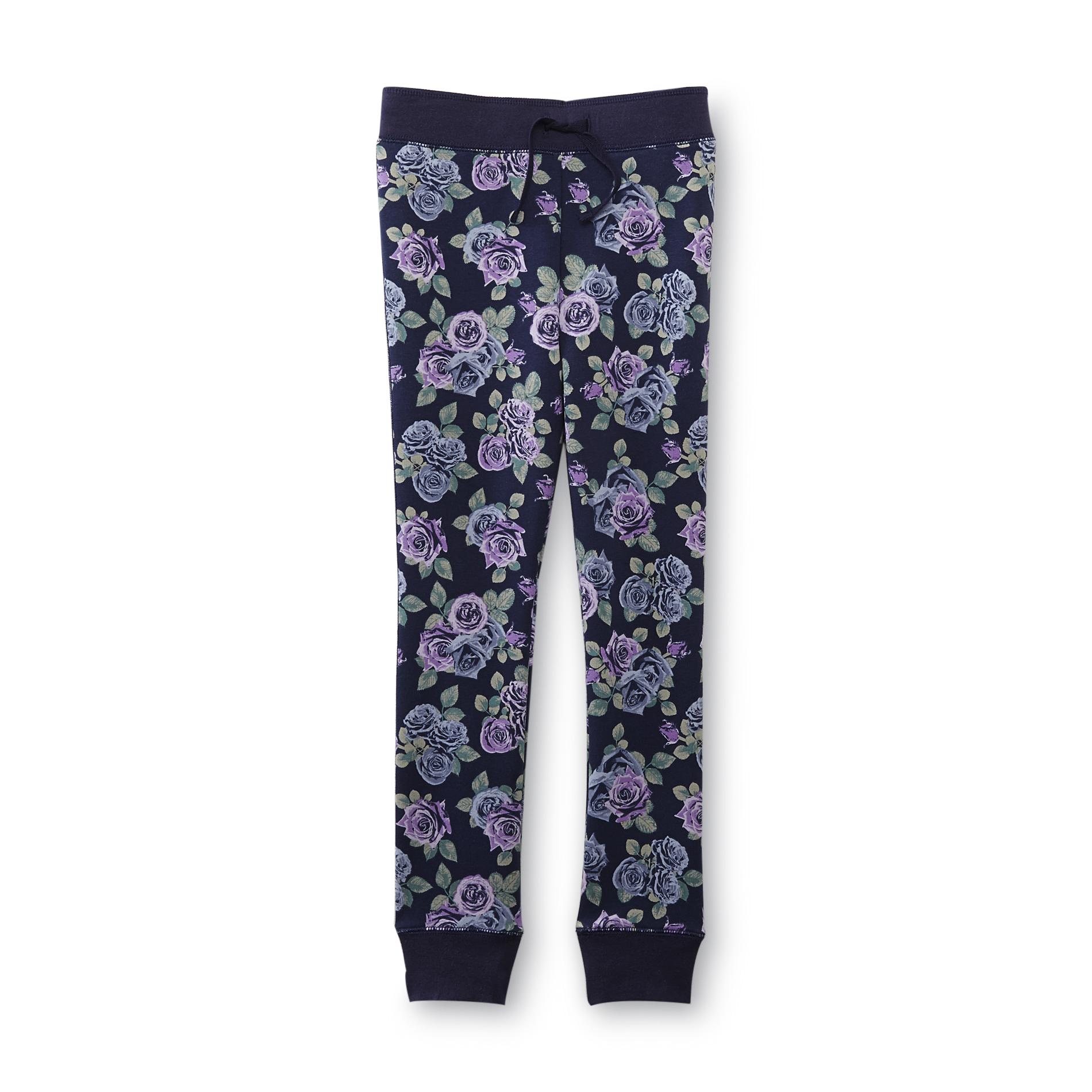 Toughskins Girl's Sweatpants - Floral
