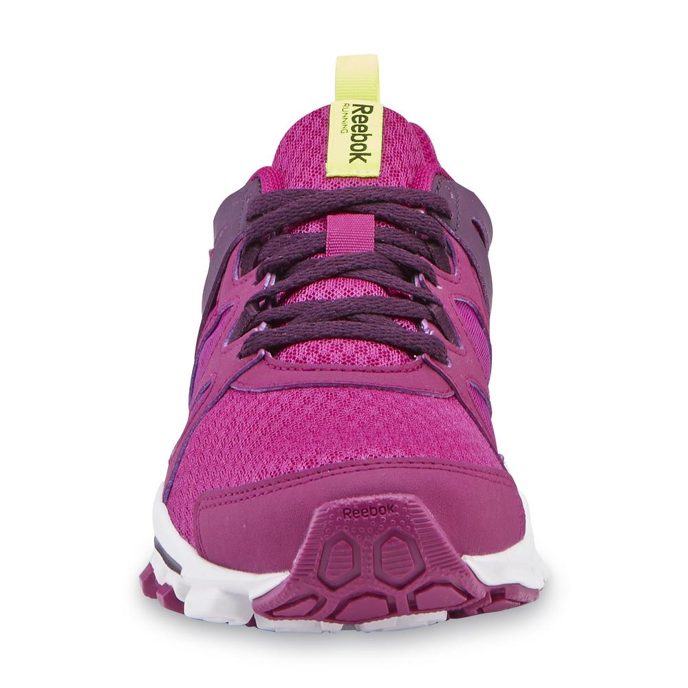 Reebok Women's Hexaffect Run 2.0 MemoryTech Purple/Yellow Running Shoe