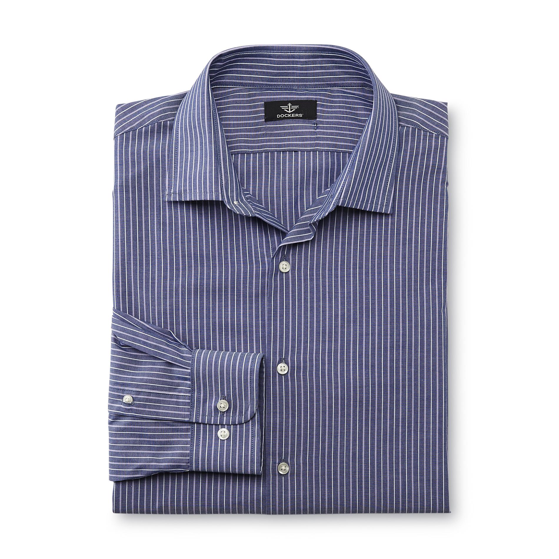 Dockers Men's Button-Front Dress Shirt - Striped