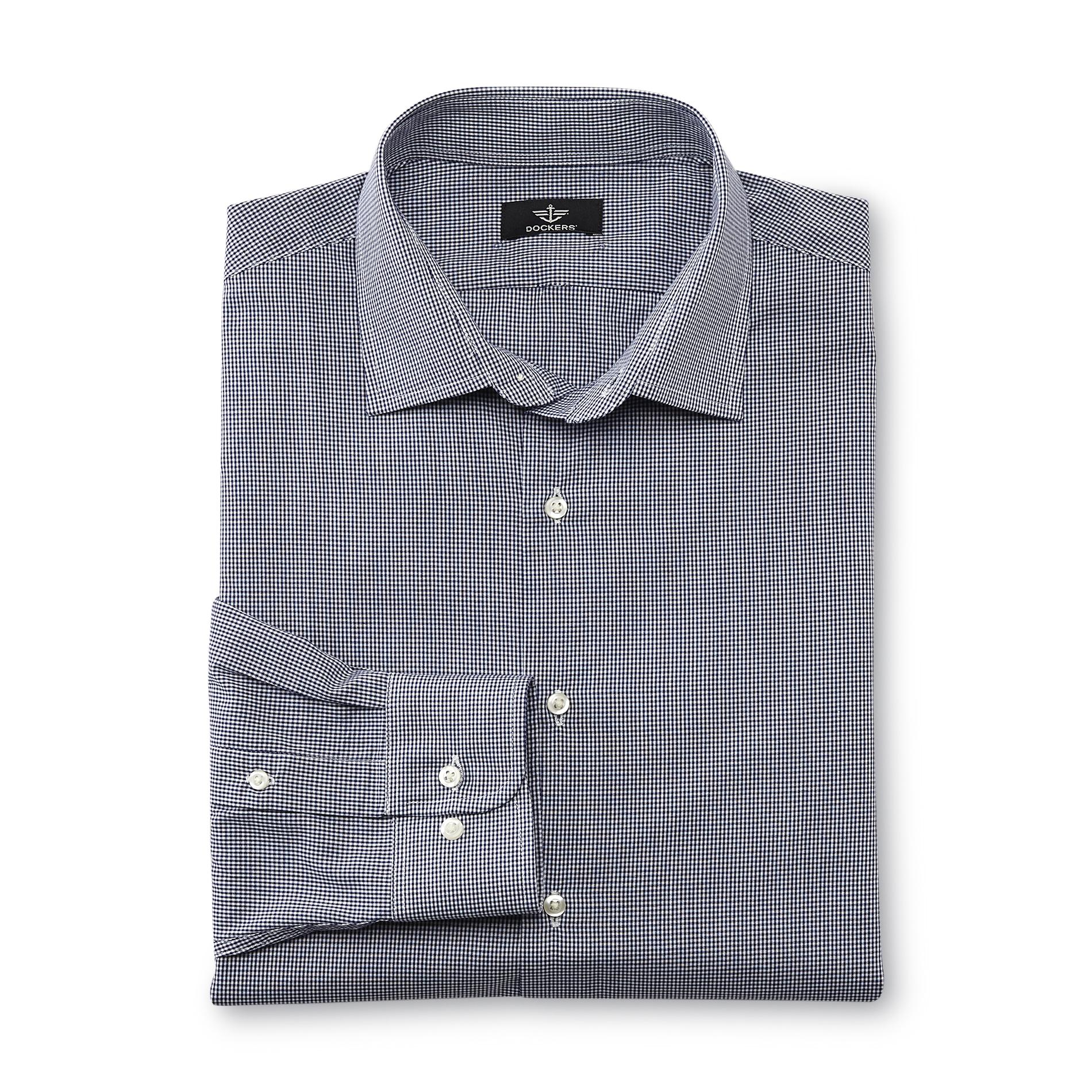 Dockers Men's Button-Front Dress Shirt - Check Print
