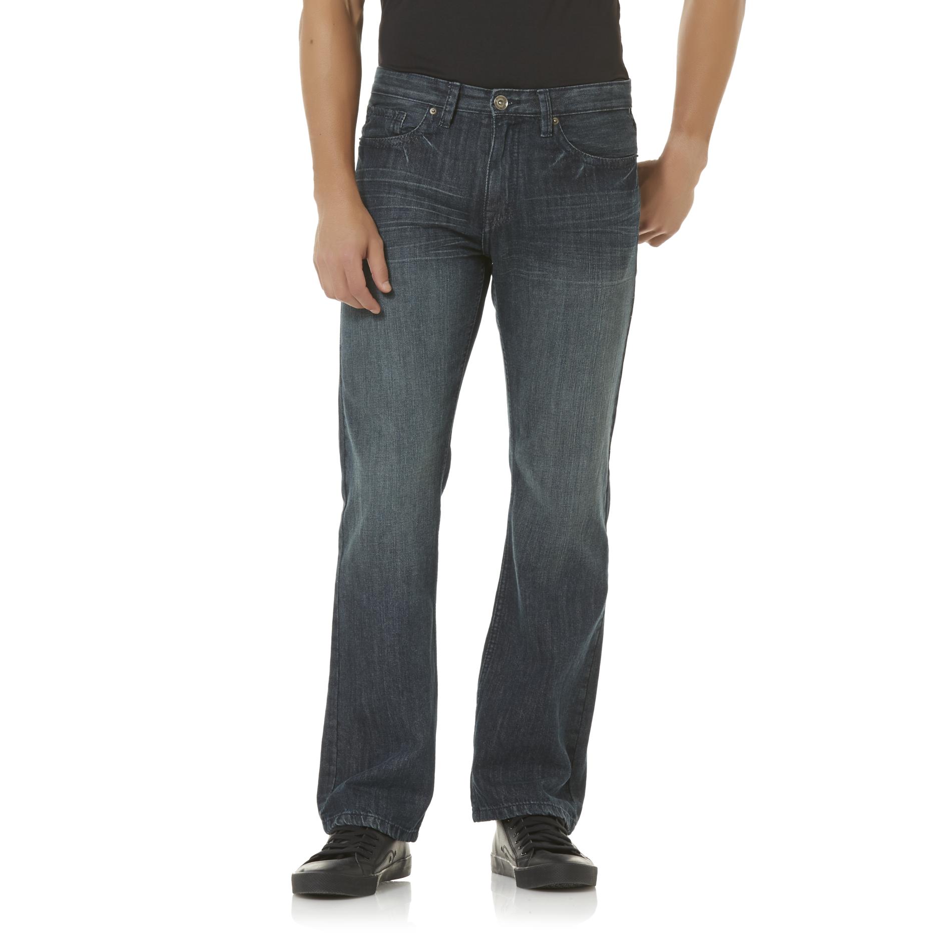 Route 66 Men's Premium Denim Straight Leg Jeans - Dark Wash