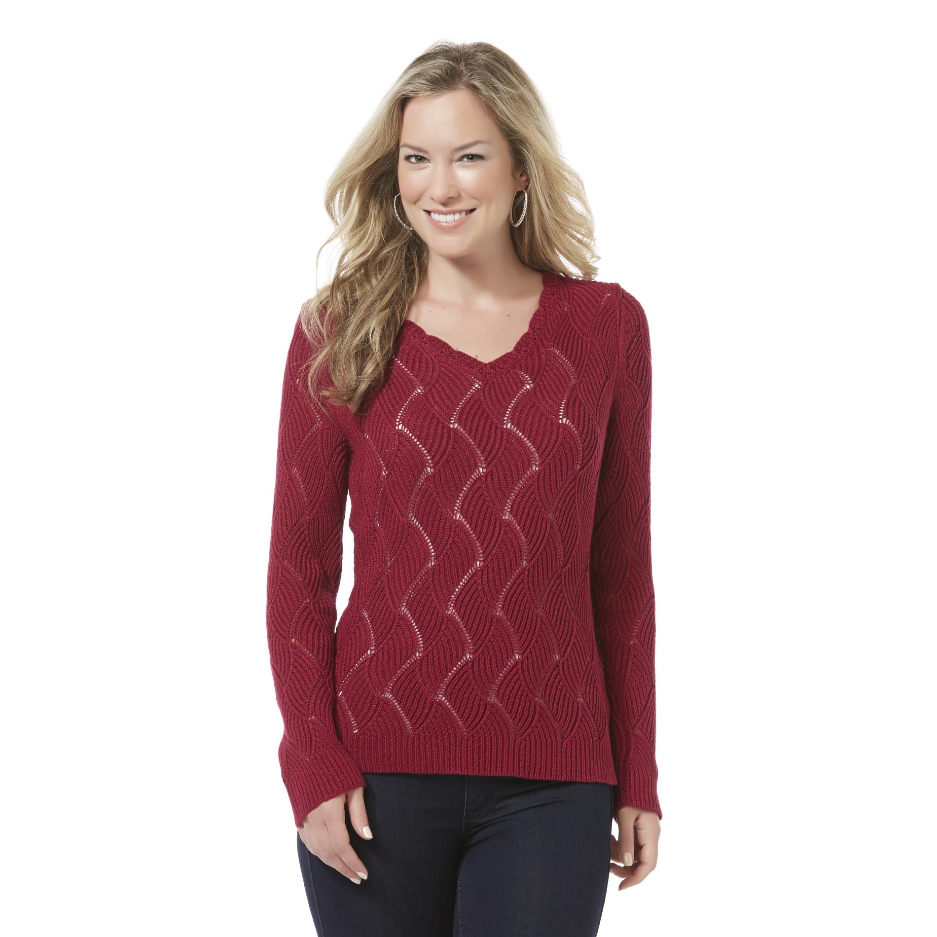 Laura Scott Petite's Long-Sleeve Sweater
