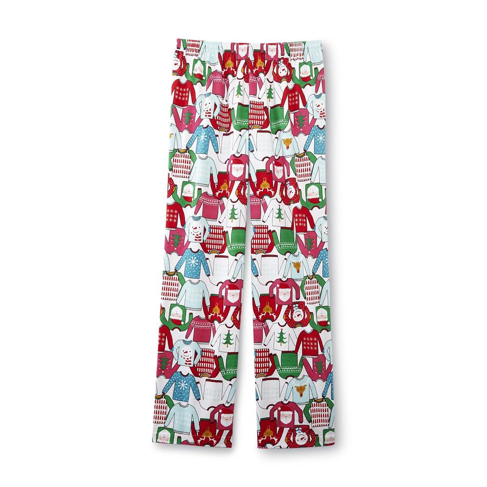 Joe Boxer Women's Ugly Sweaters Christmas Pajama Shirt & Pants
