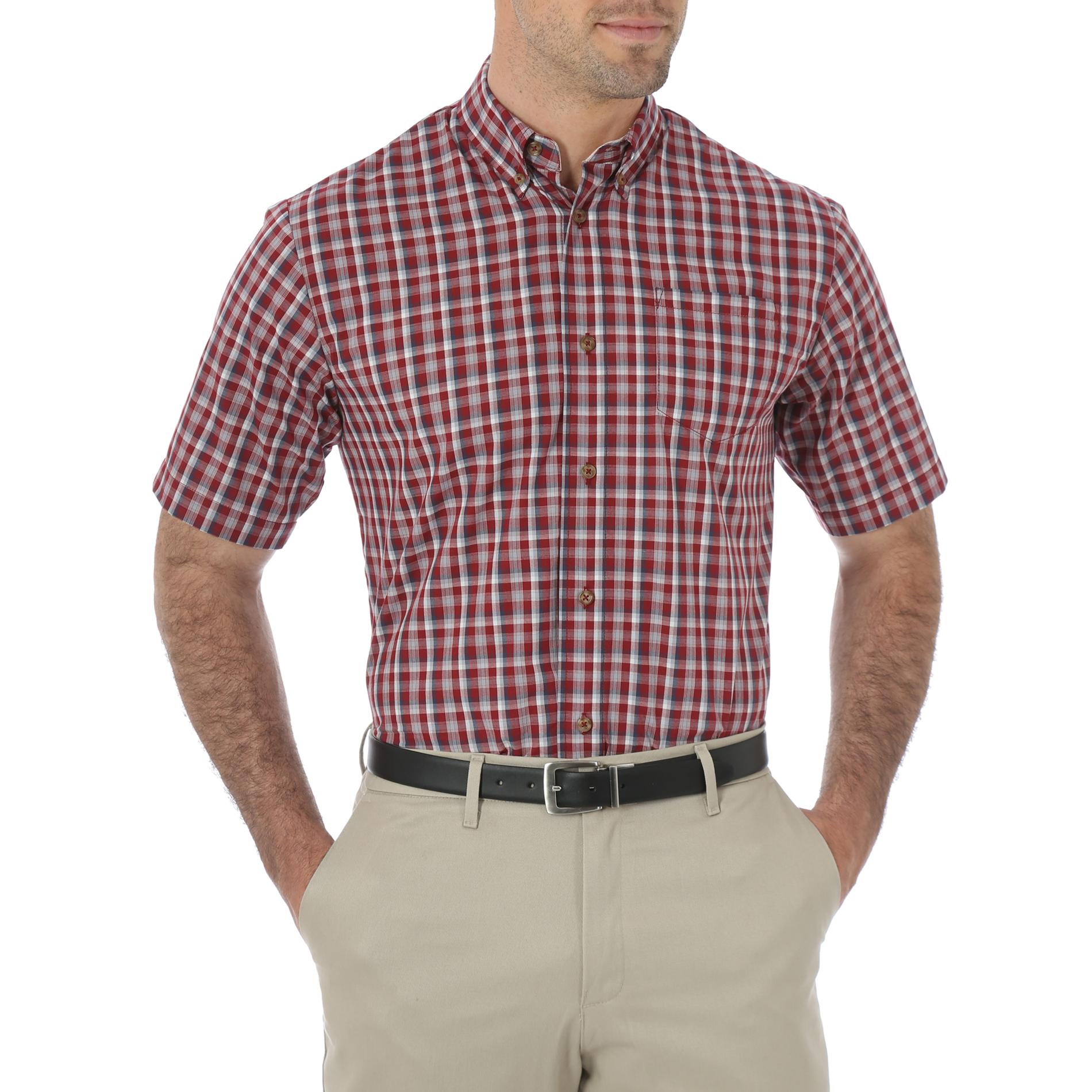 Wrangler Men's Wrinkle-Resistant Shirt - Plaid