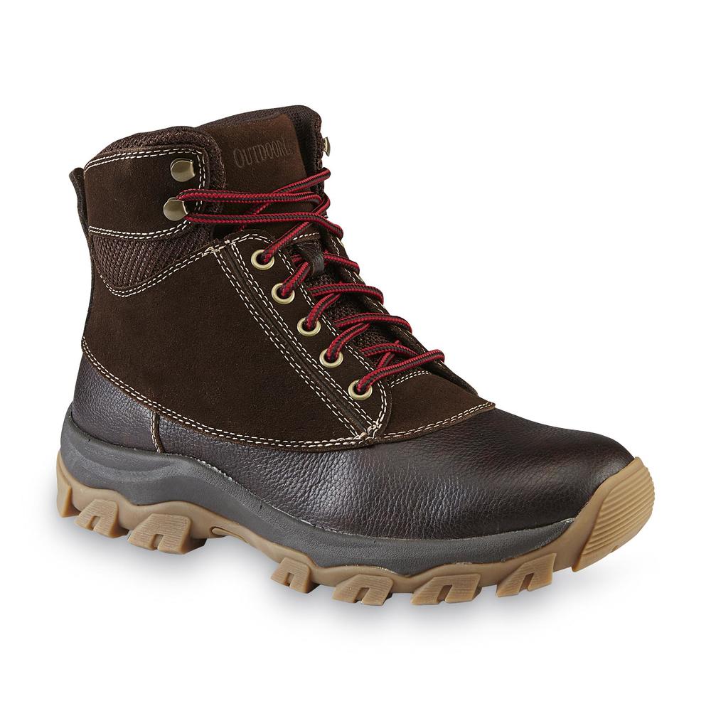 Outdoor Life Men's Boone Suede/Leather Hiking Boot - Brown