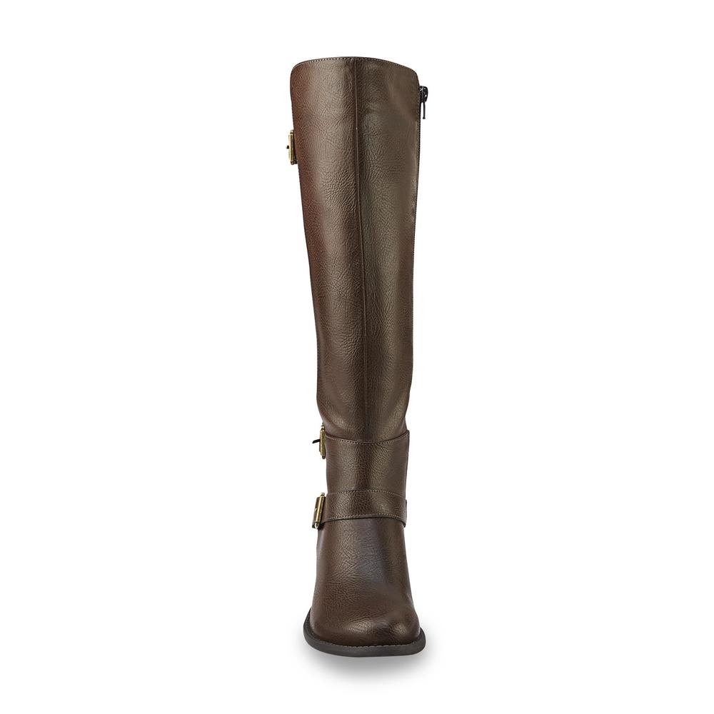 Madeline Women's Dig Up Riding Boot - Dark Brown