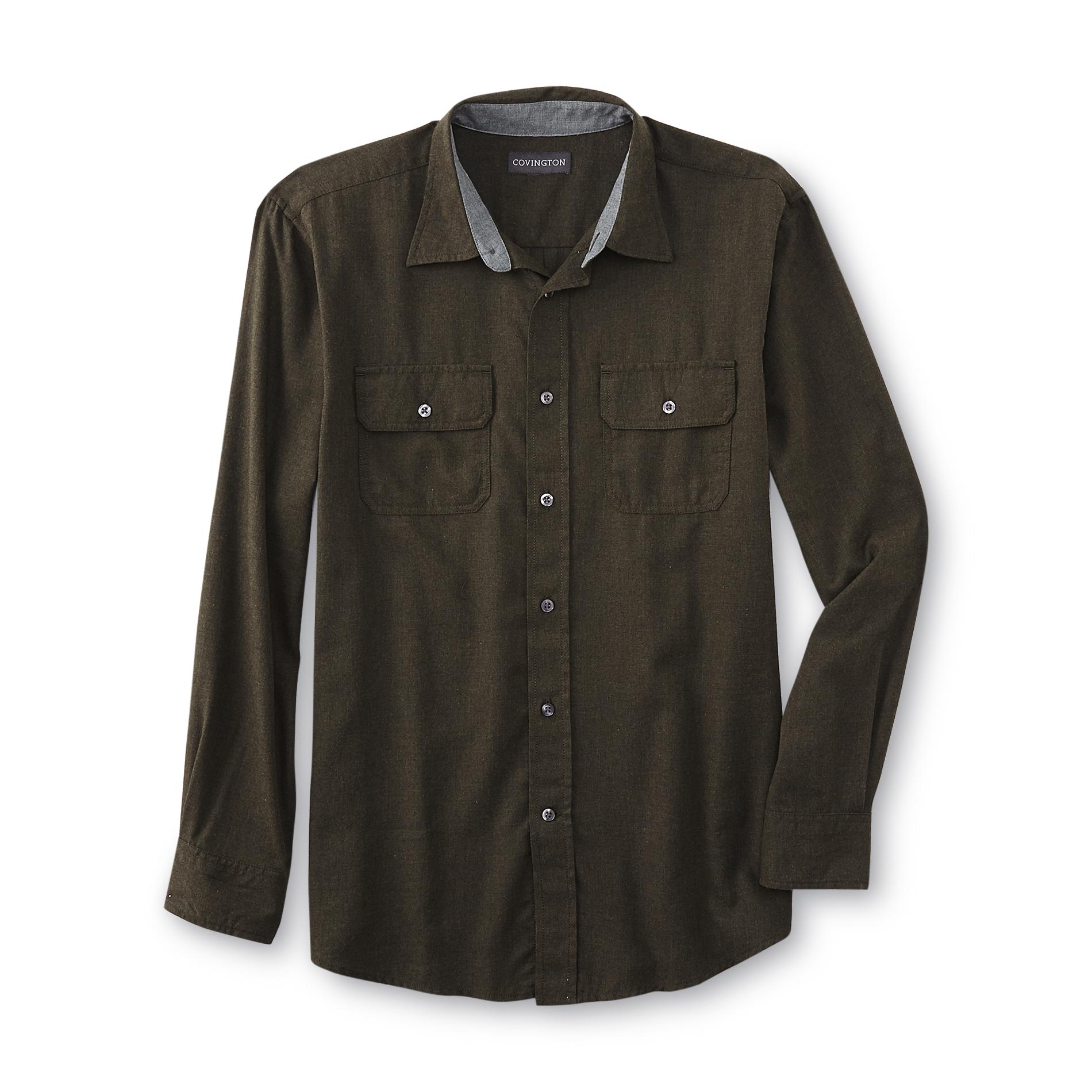Covington Men's Long-Sleeve Flannel Shirt