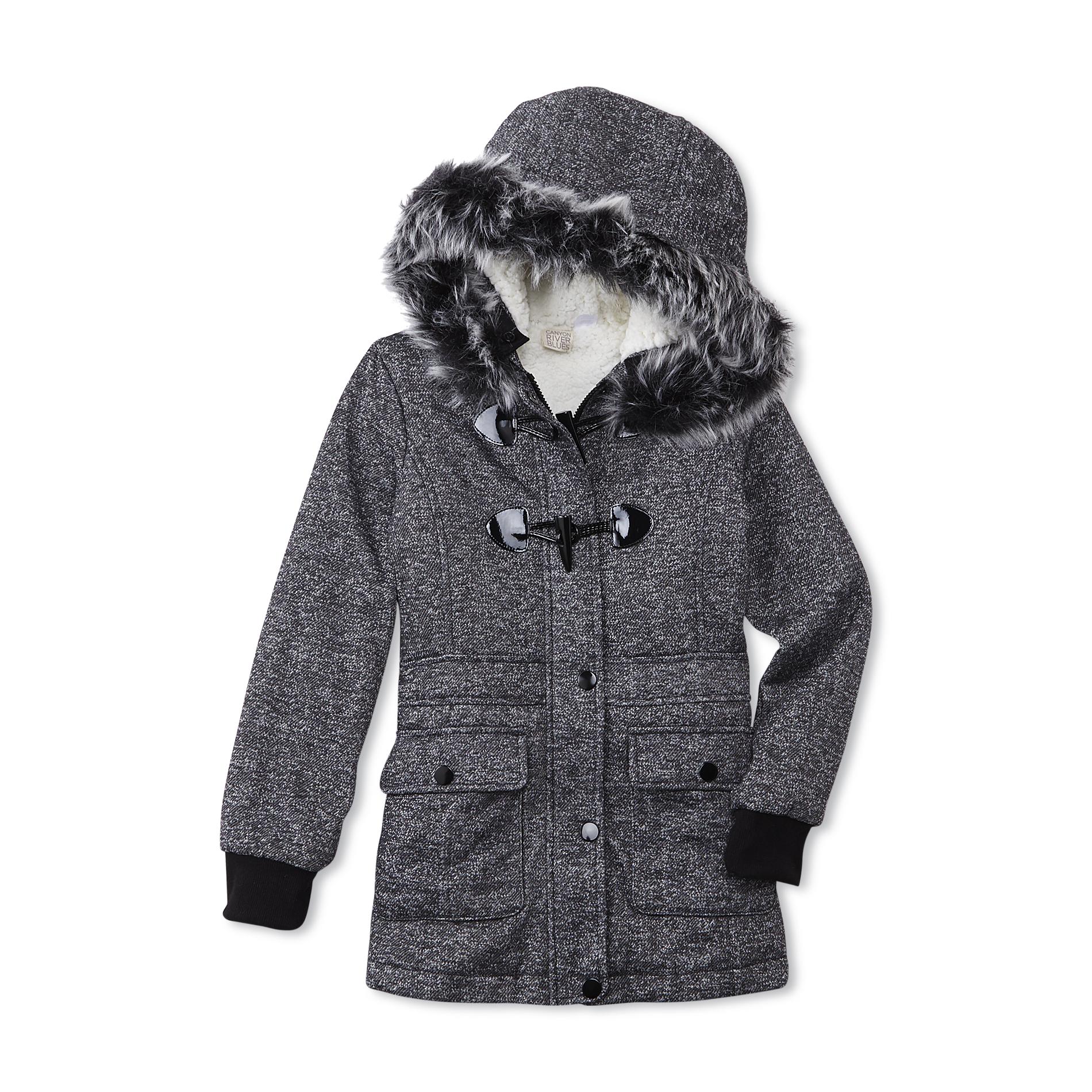 Canyon River Blues Girl's Fleece-Lined Hooded Jacket