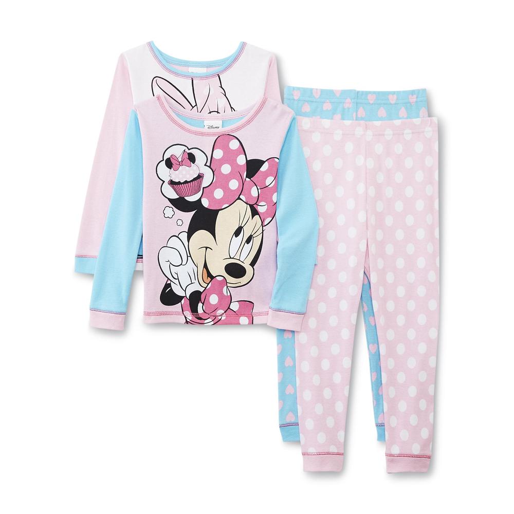 Disney Infant & Toddler Girl's 2-Pairs Pajamas - Minnie Mouse & Daisy Duck