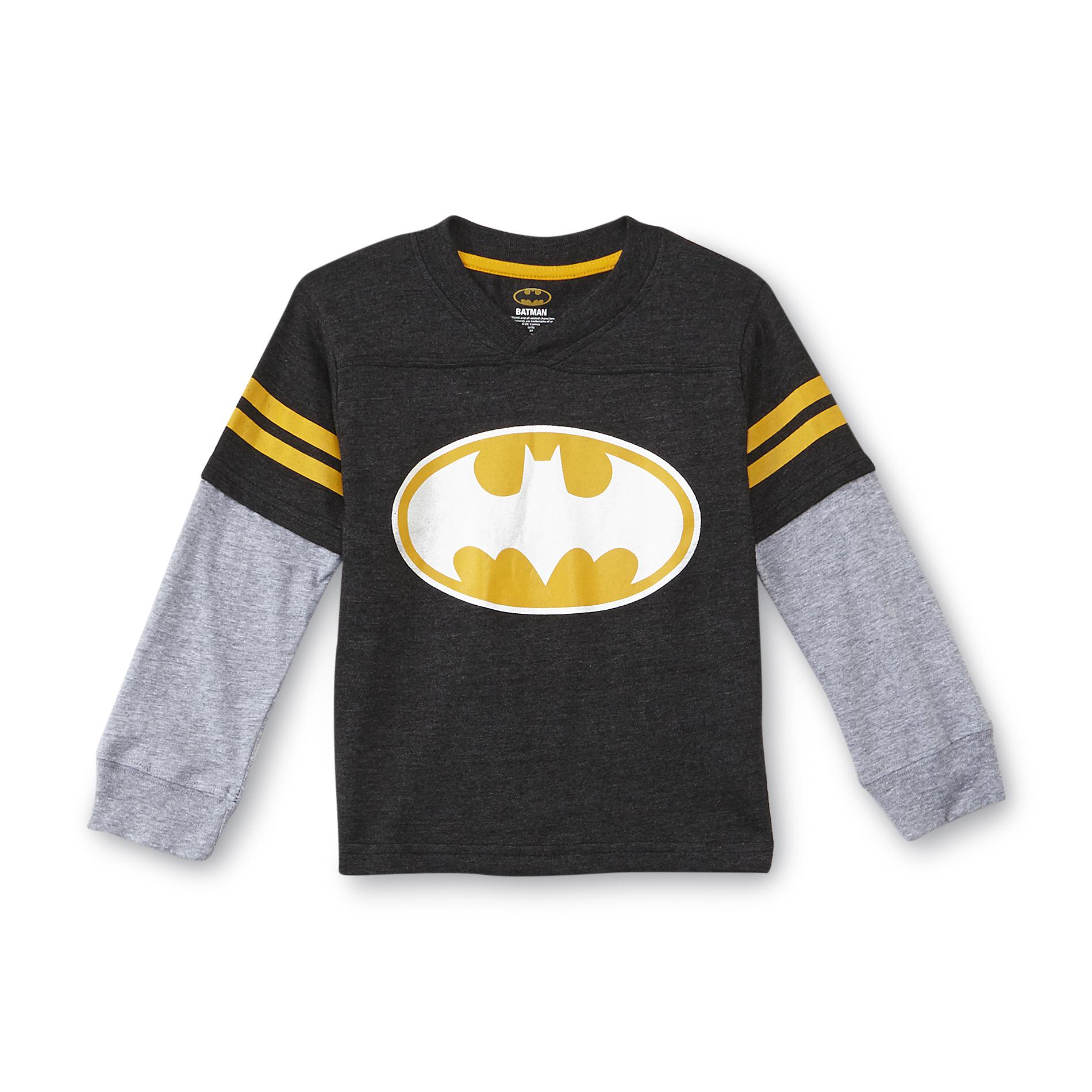 DC Comics Batman Toddler Boy's Long-Sleeve Shirt