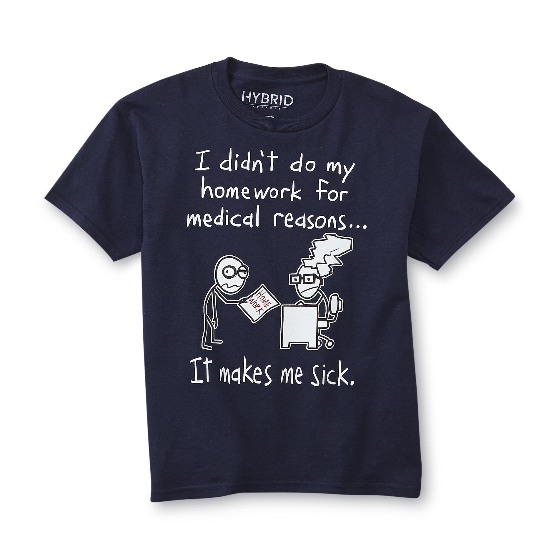 Attitudes Boy's Graphic T-Shirt - Homework