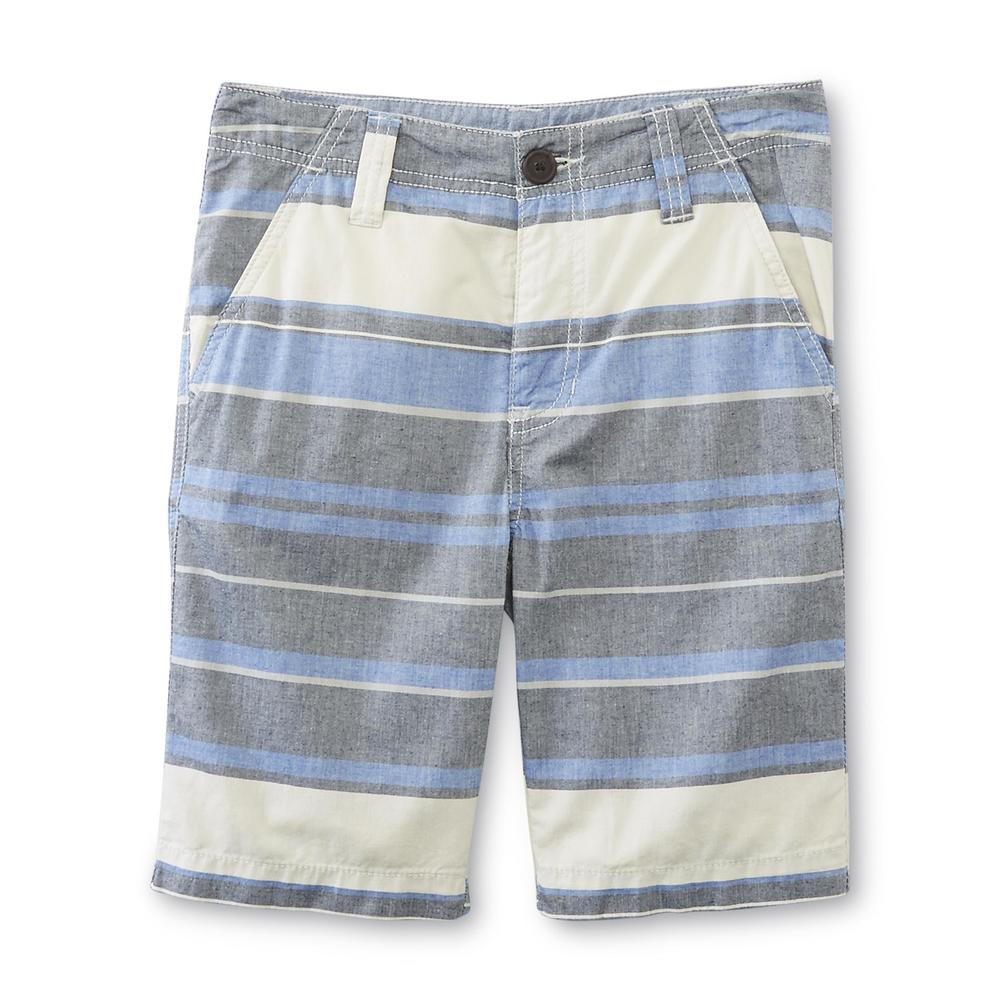 Route 66 Boy's Canvas Shorts - Striped